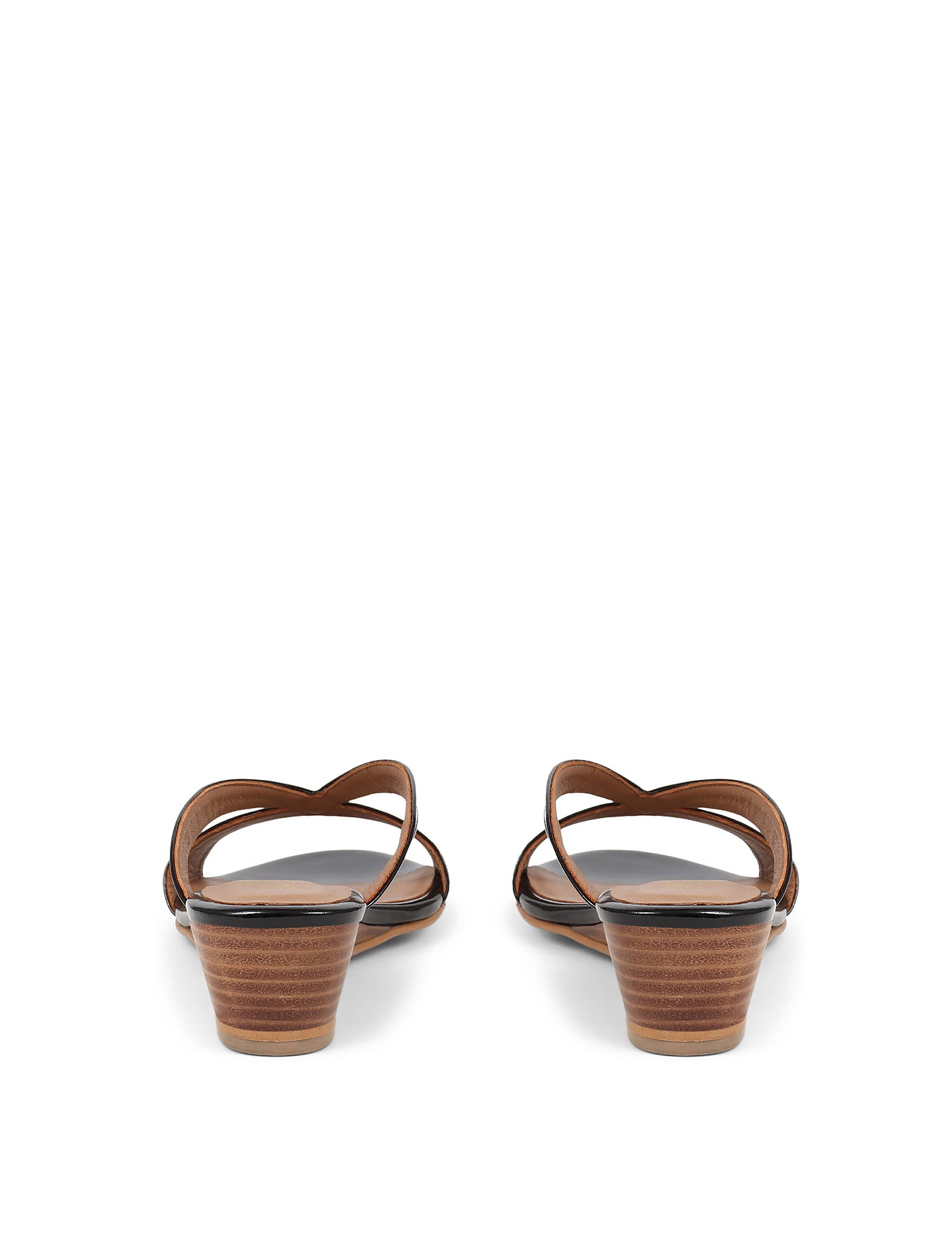 Leather Patent Wedge Mules 6 of 7