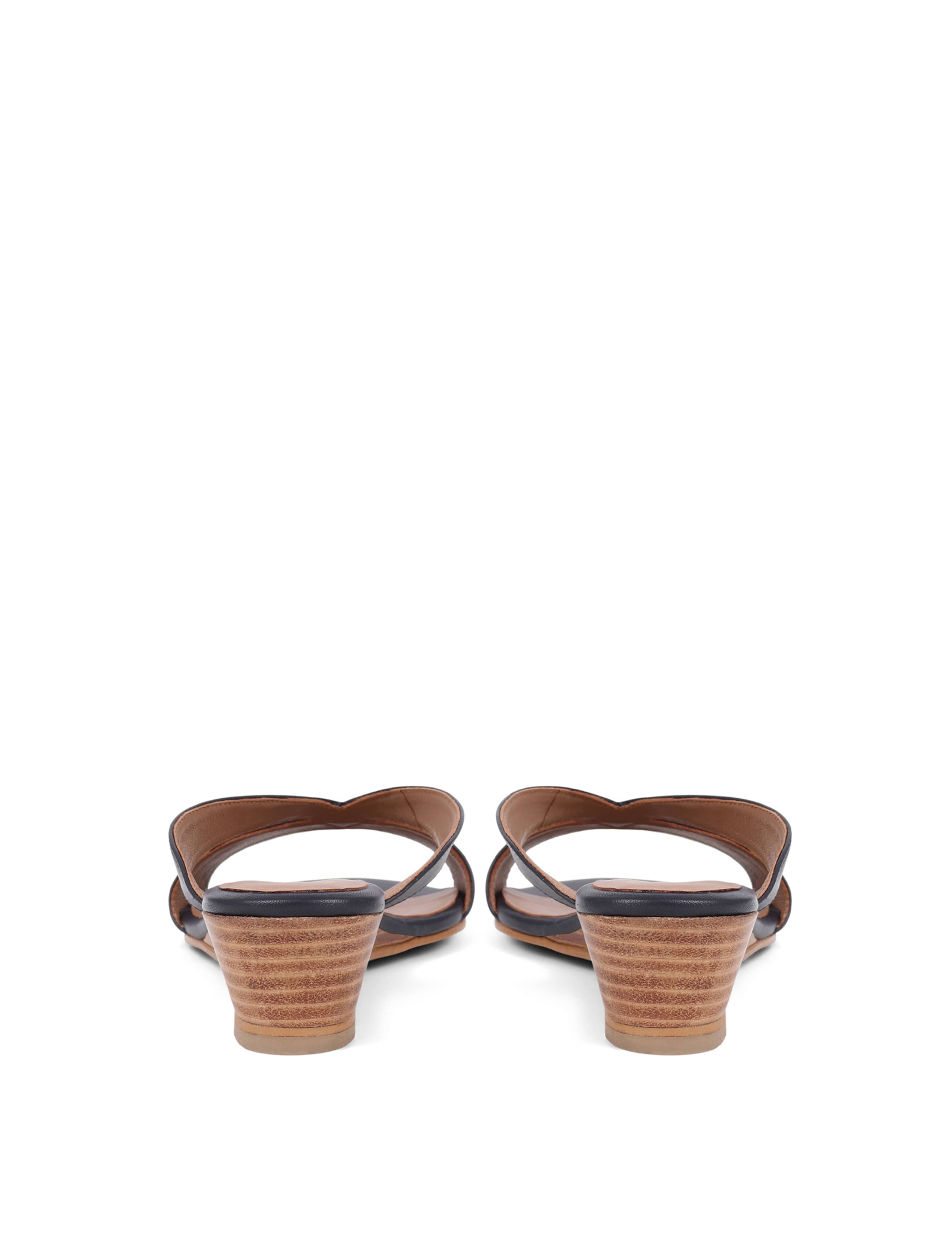 Leather Wedge Mules 5 of 7