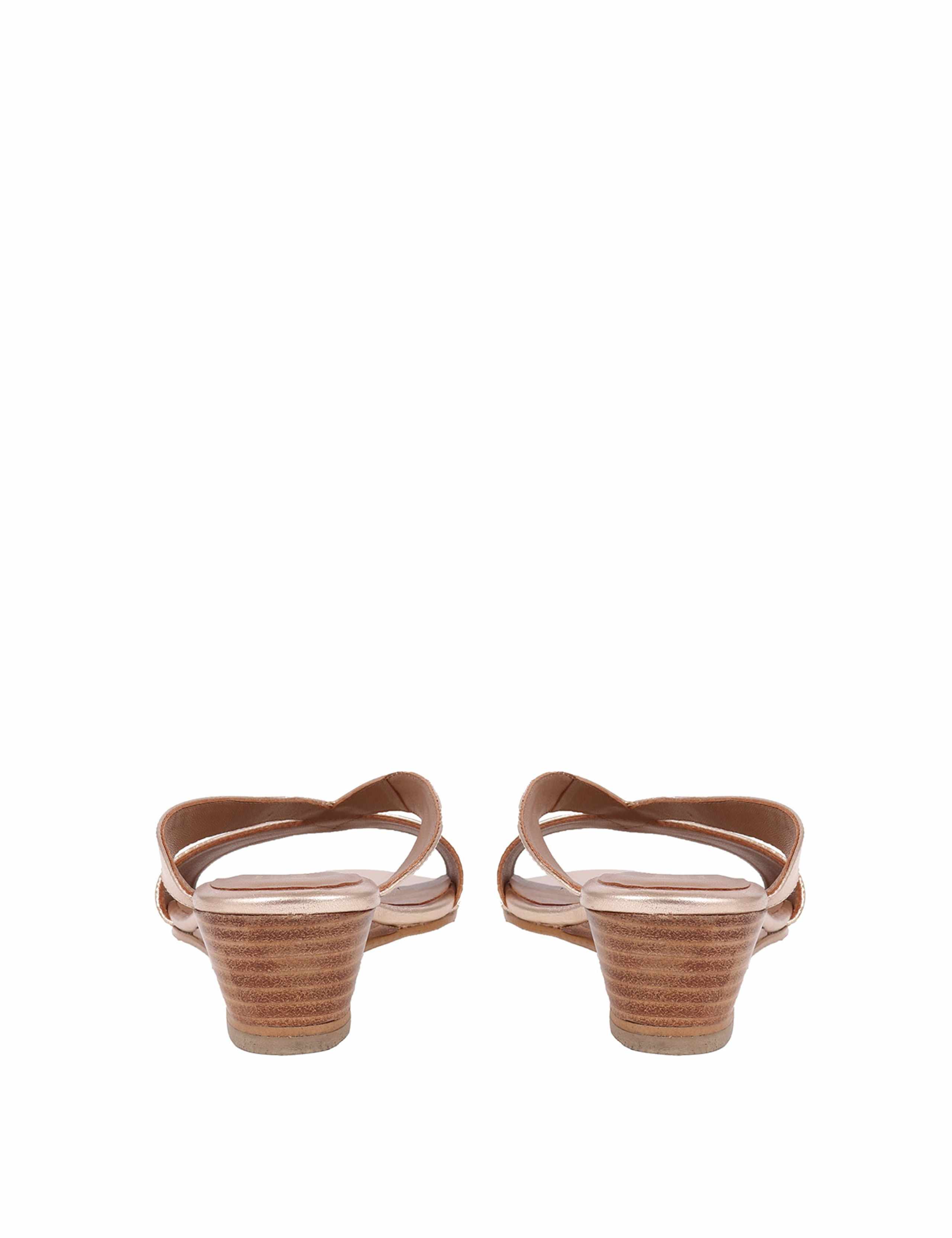 Leather Wedge Mules 5 of 6