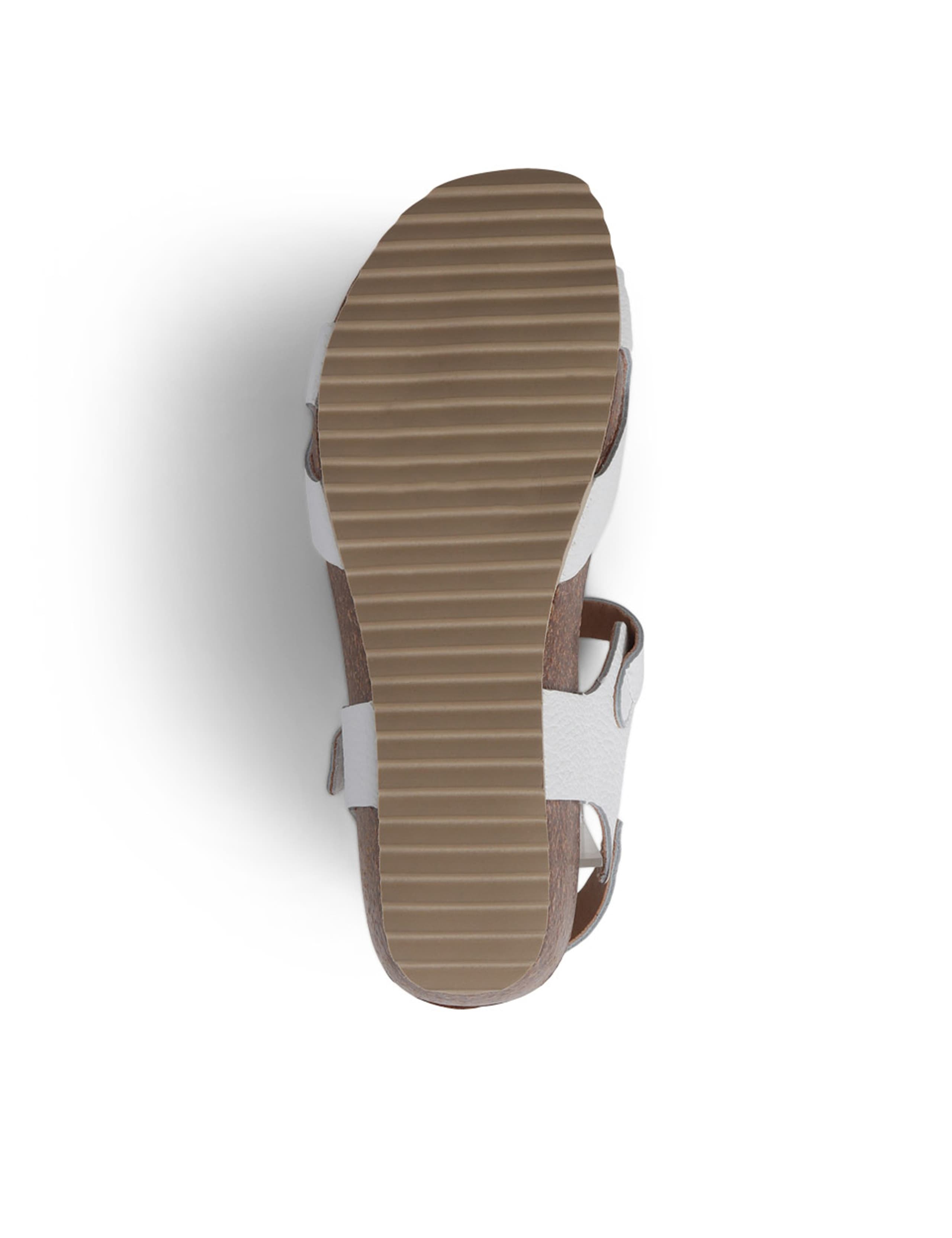 Leather Ankle Strap Flatform Sandals 6 of 6