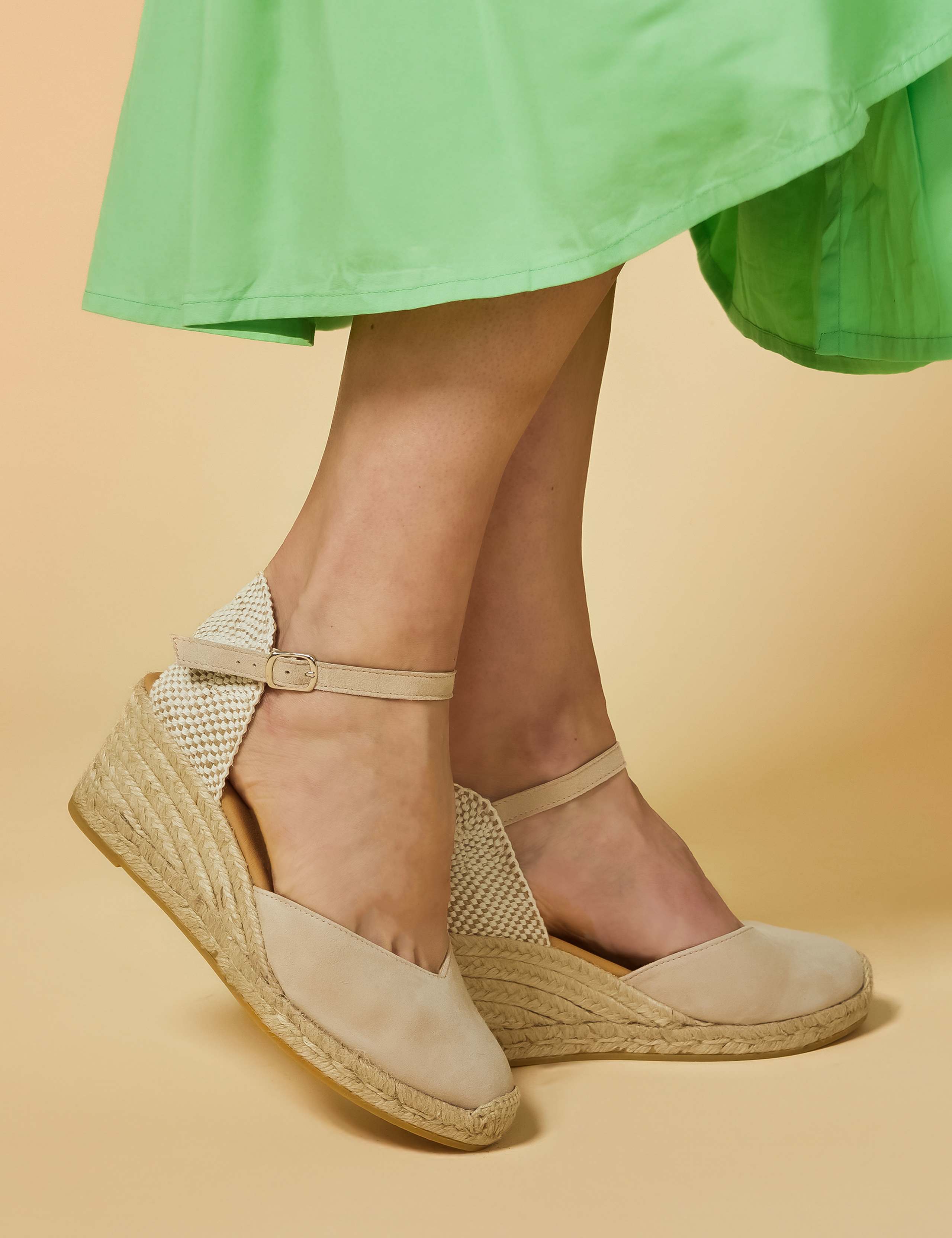 Suede Ankle Strap Wedge Espadrilles | Jones Bootmaker | M&S