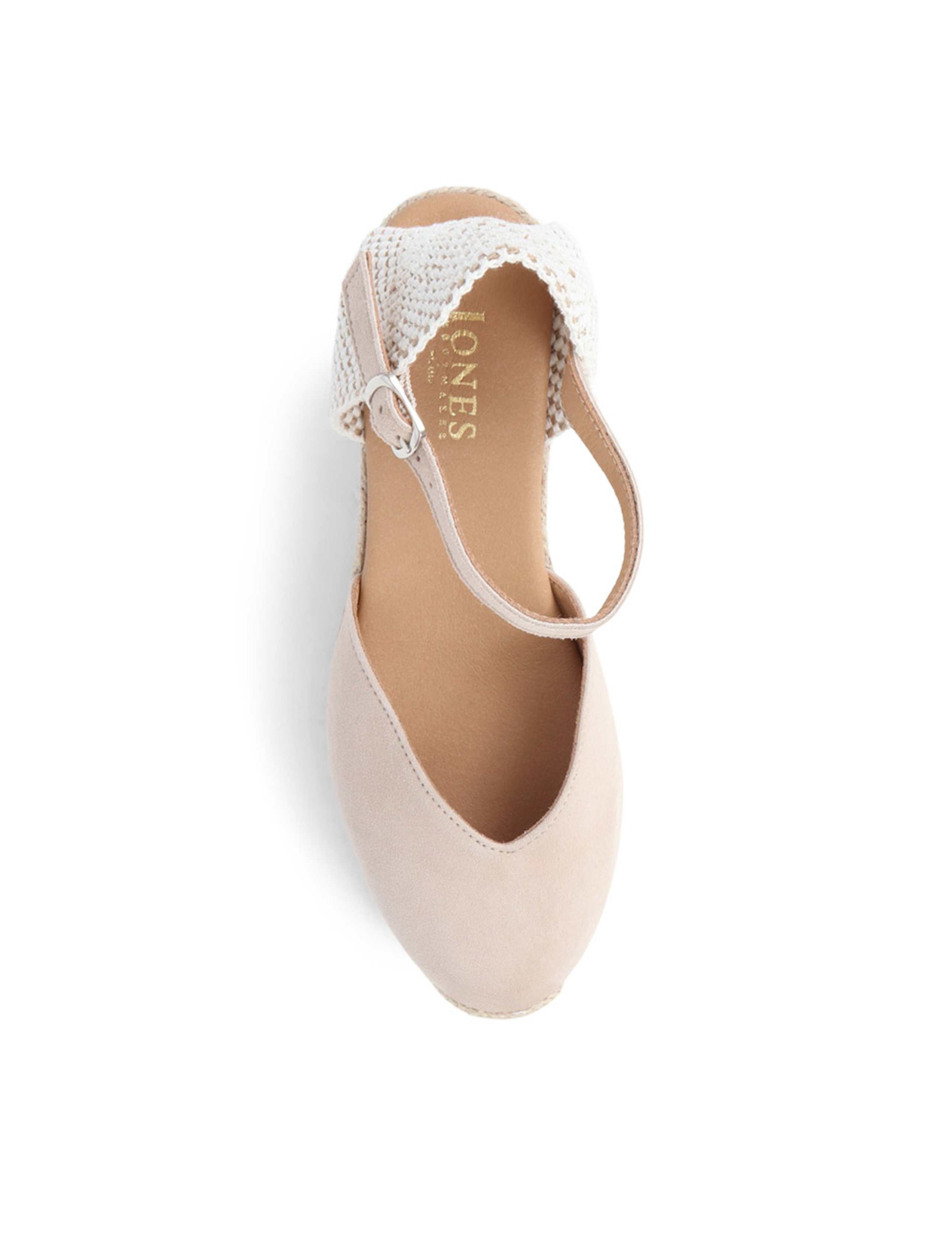 Suede Ankle Strap Wedge Espadrilles 5 of 7