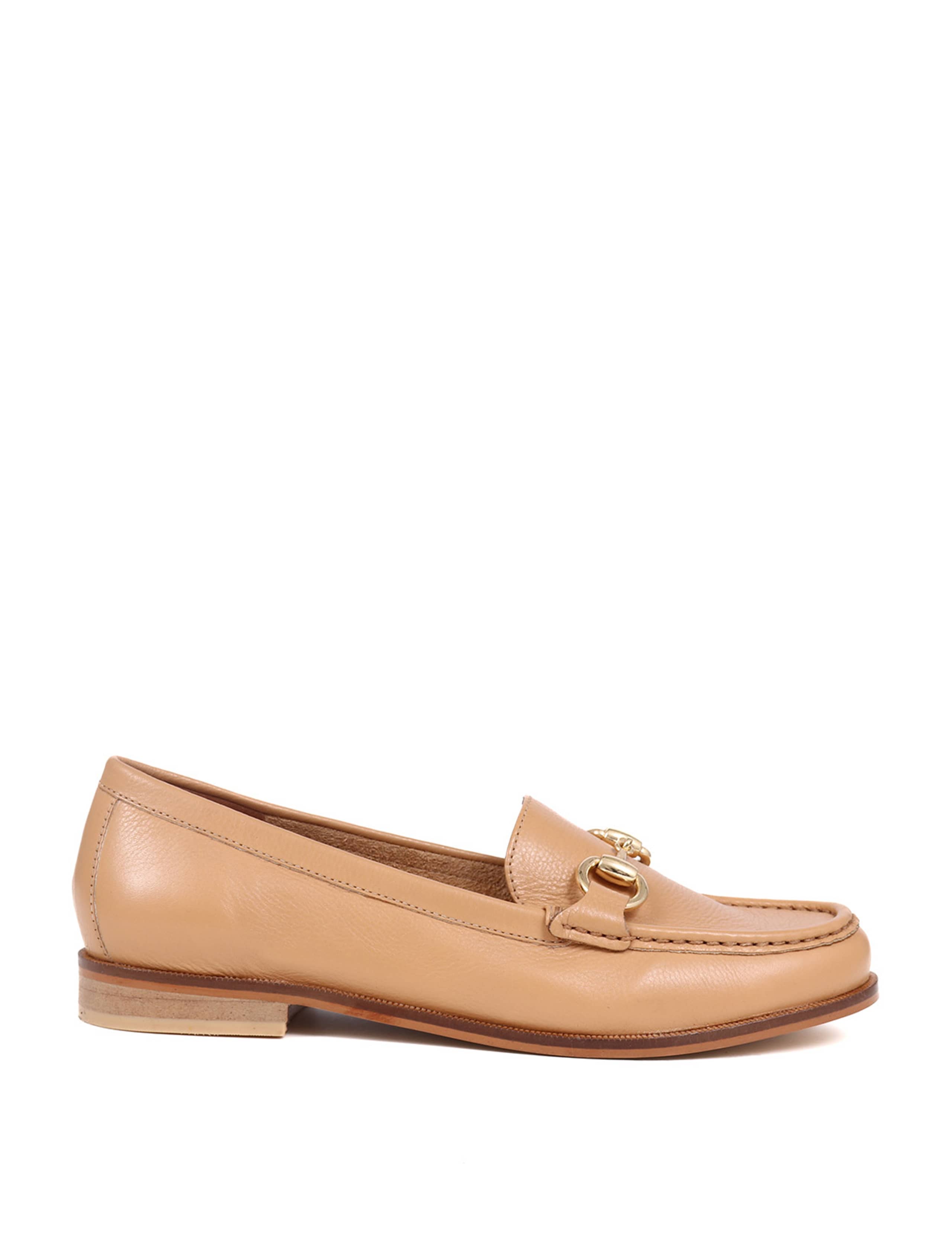 Leather Trim Slip On Loafers 2 of 8