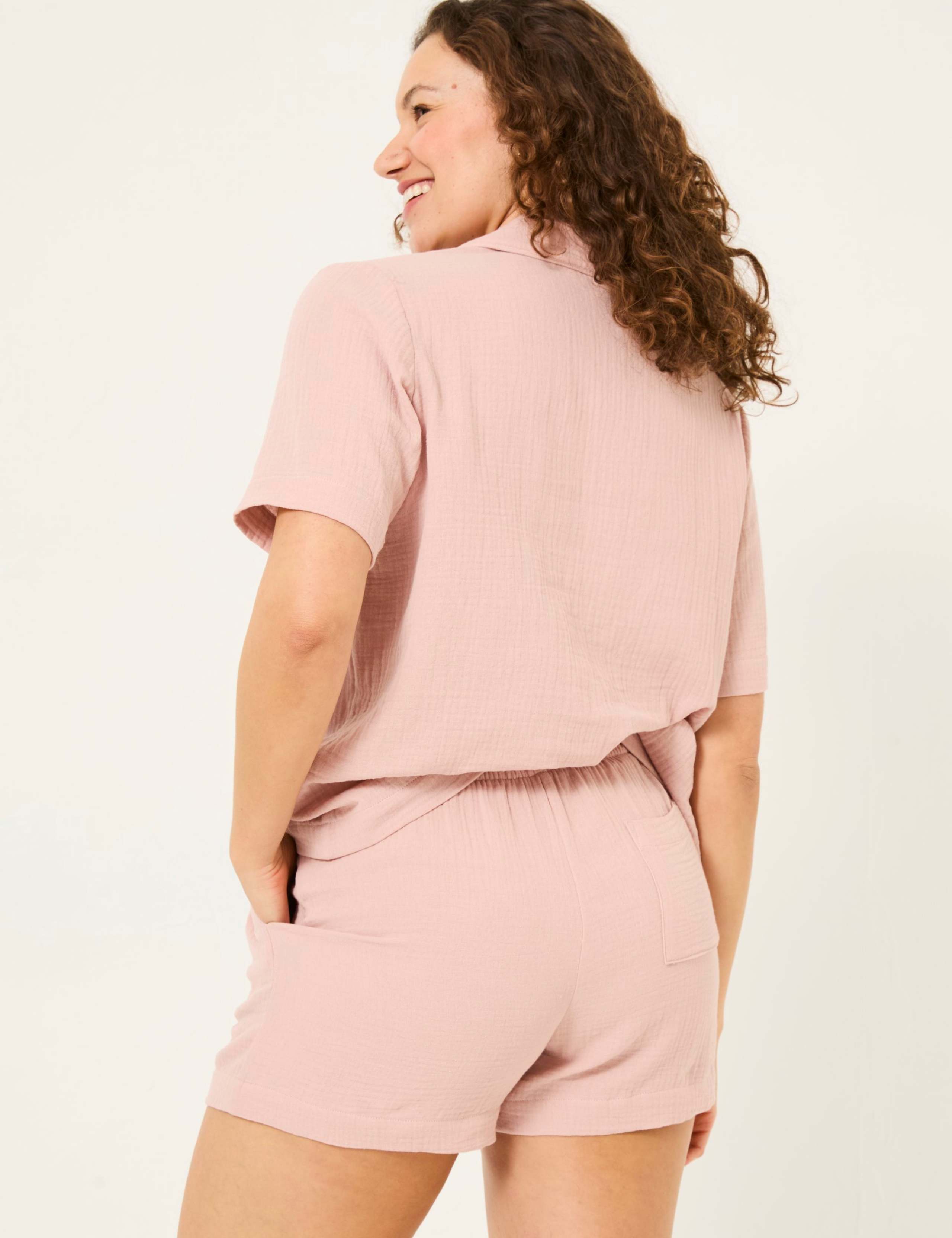 Pure Cotton Textured Shortie Set 3 of 9