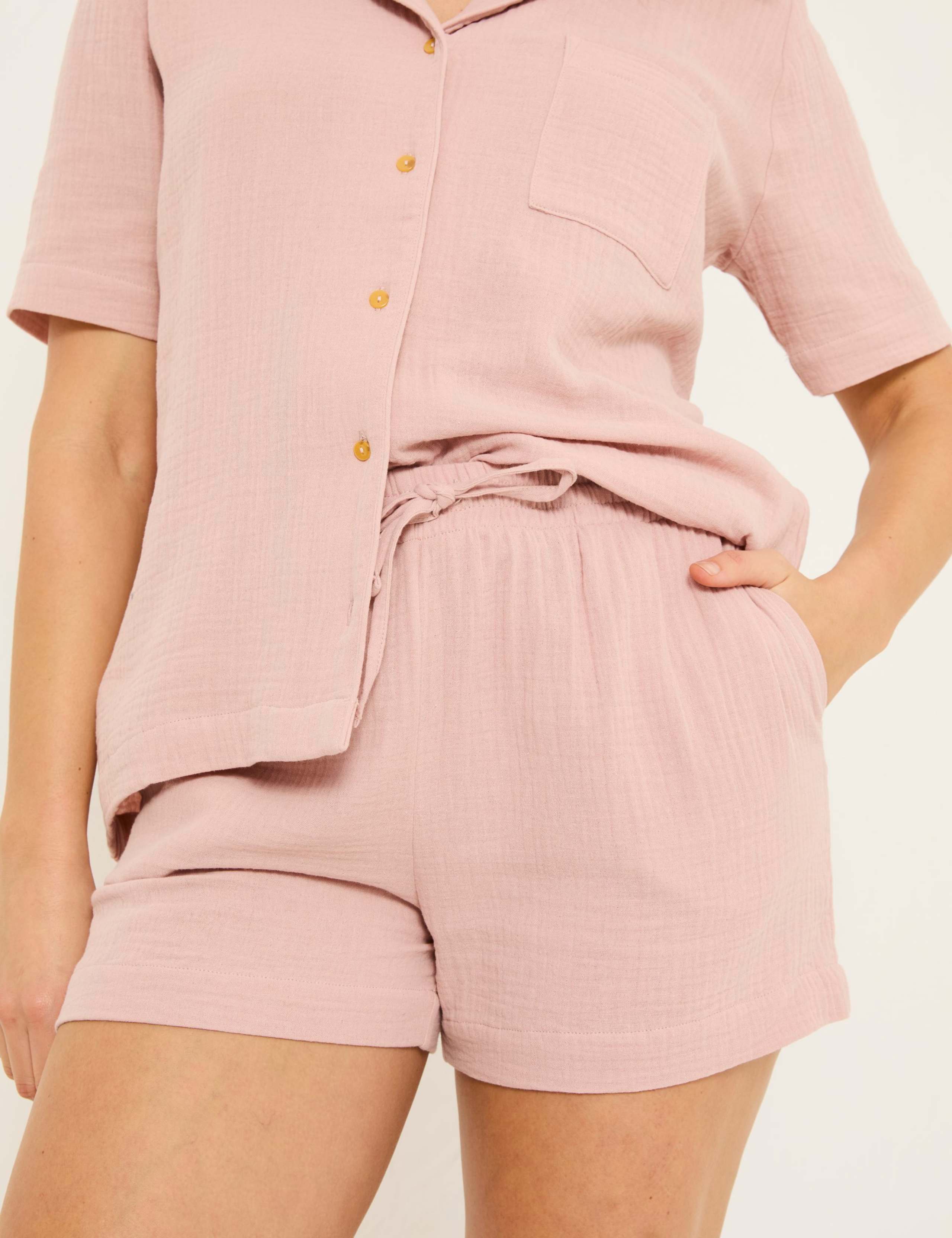 Pure Cotton Textured Shortie Set 5 of 9