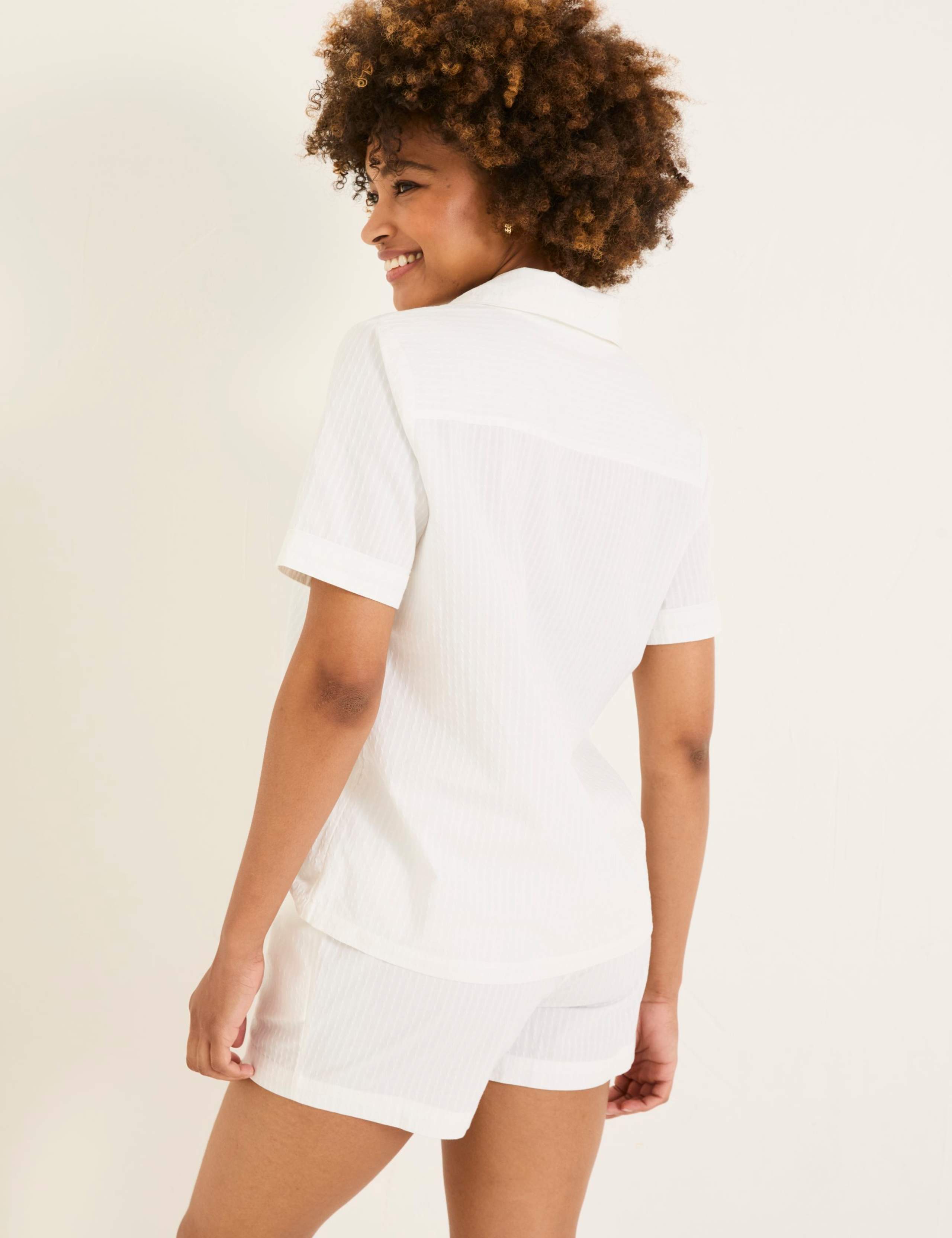 Pure Cotton Textured Shortie Set 3 of 6