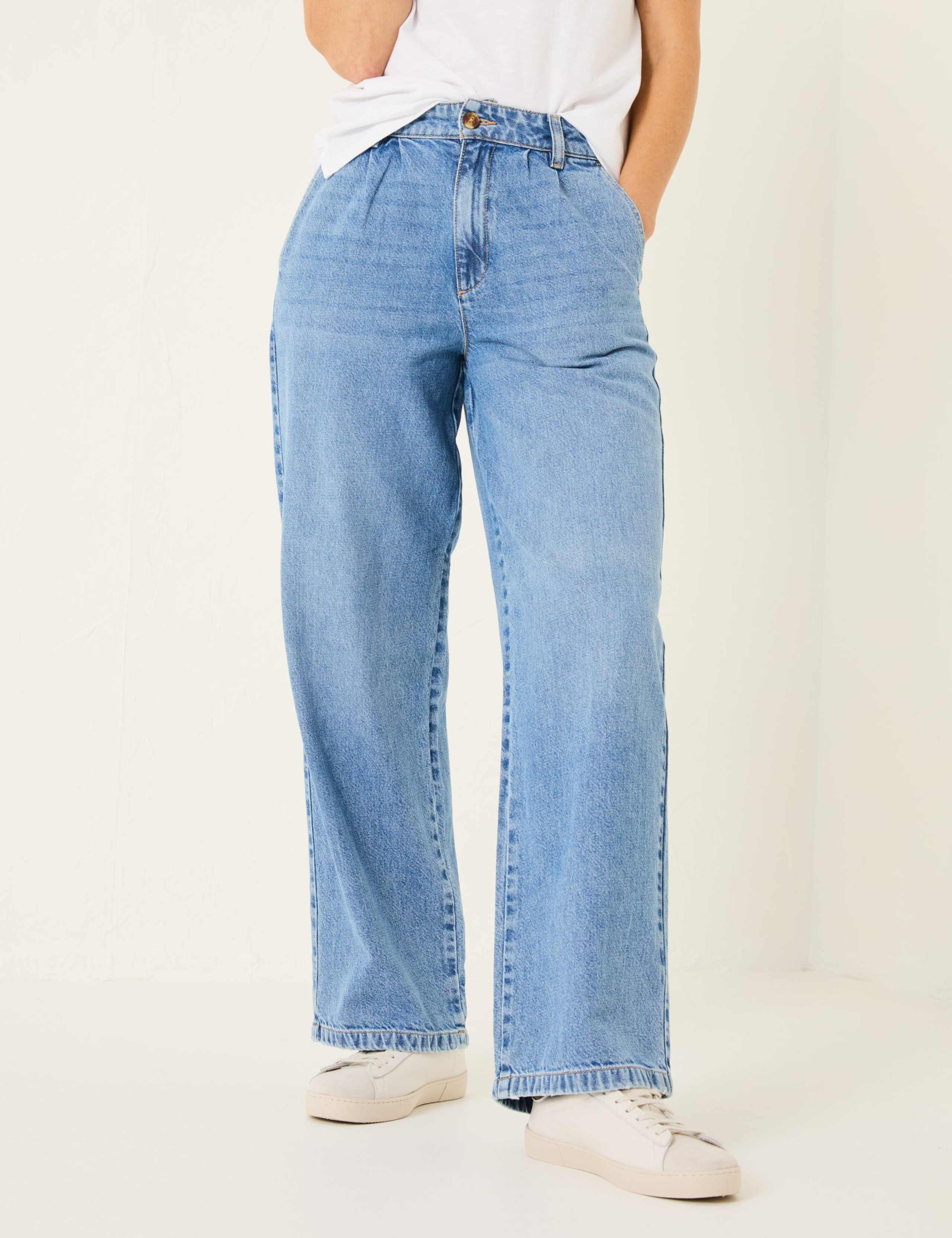 Mid Rise Wide Leg Jeans 3 of 6