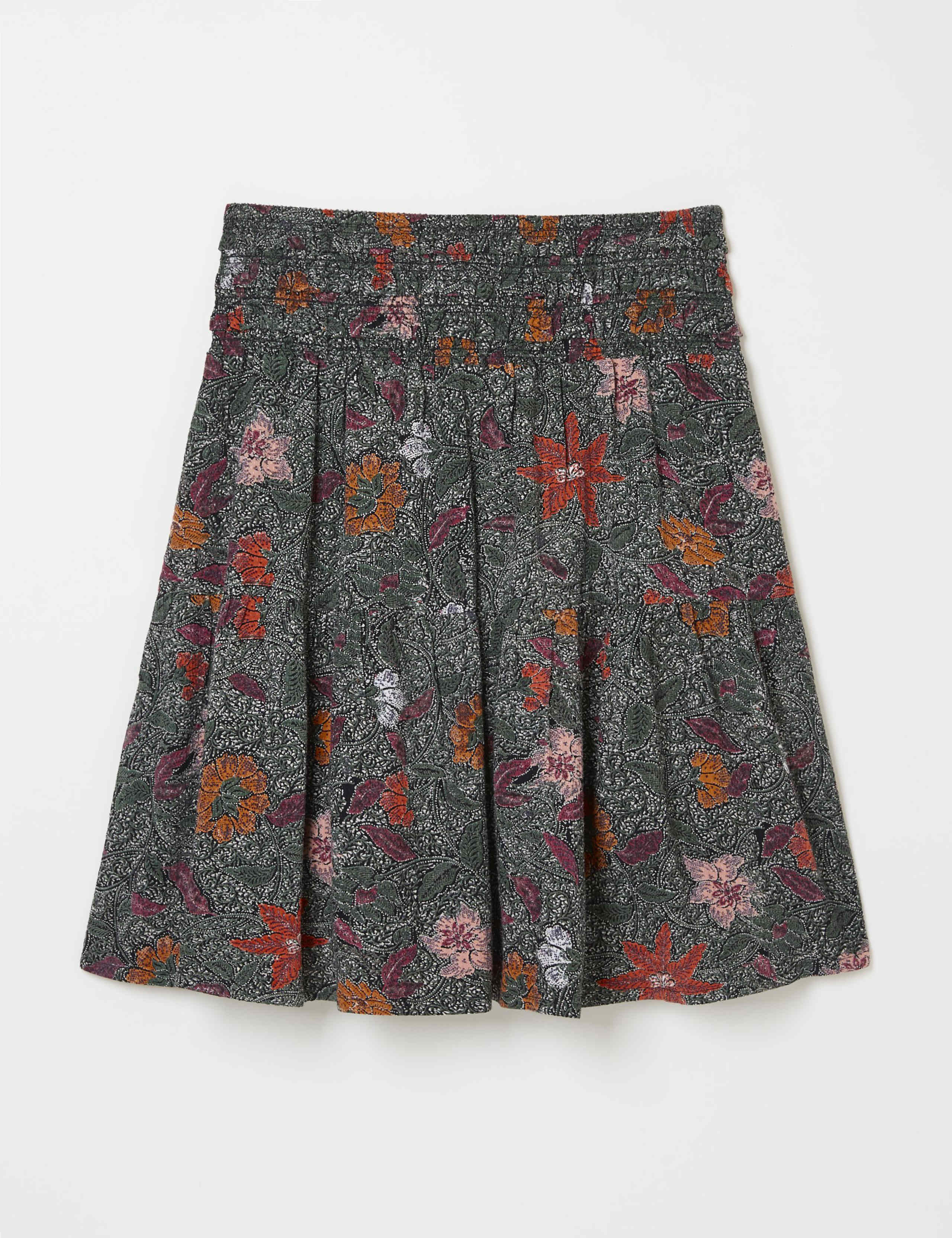 Floral Mini Skater Skirt 2 of 5