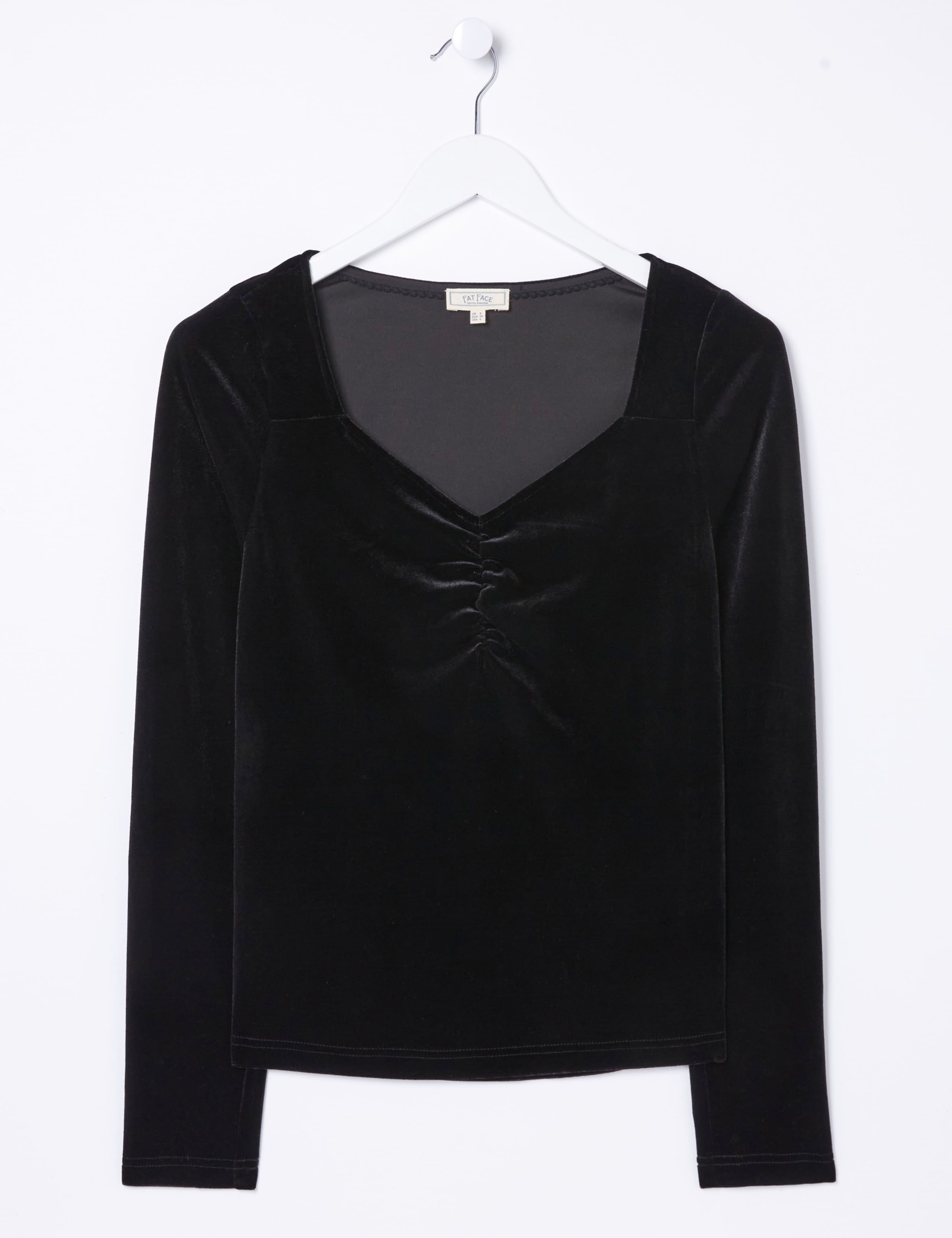 Velvet V-Neck Top 2 of 4