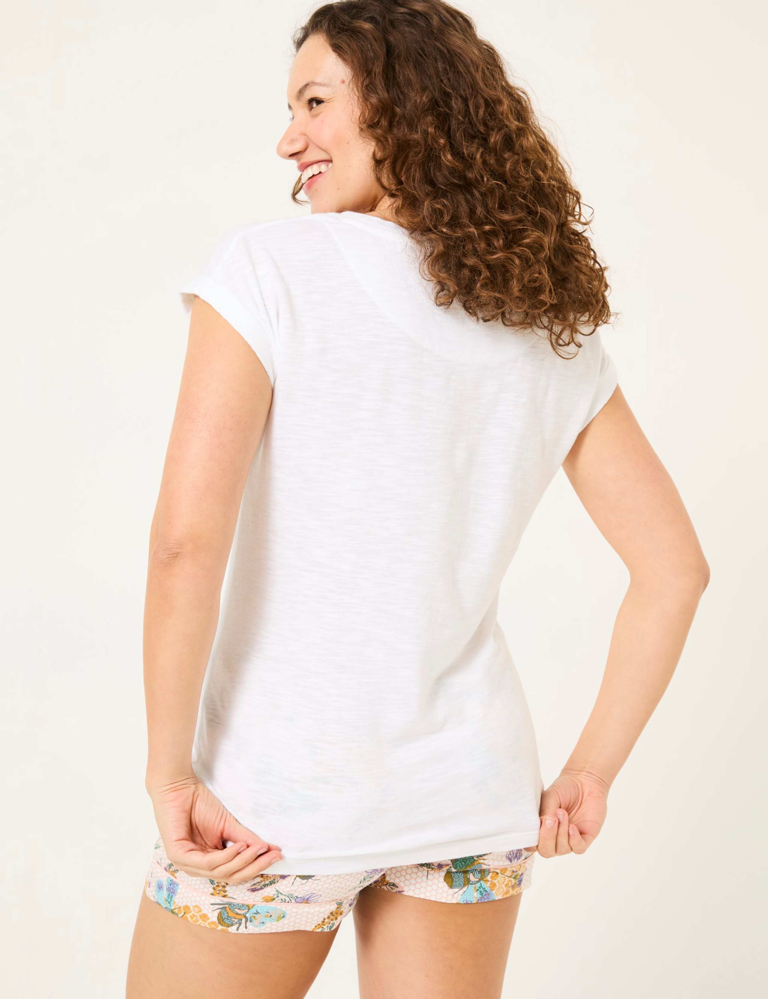 Cotton Rich Bee Print T-Shirt 3 of 6