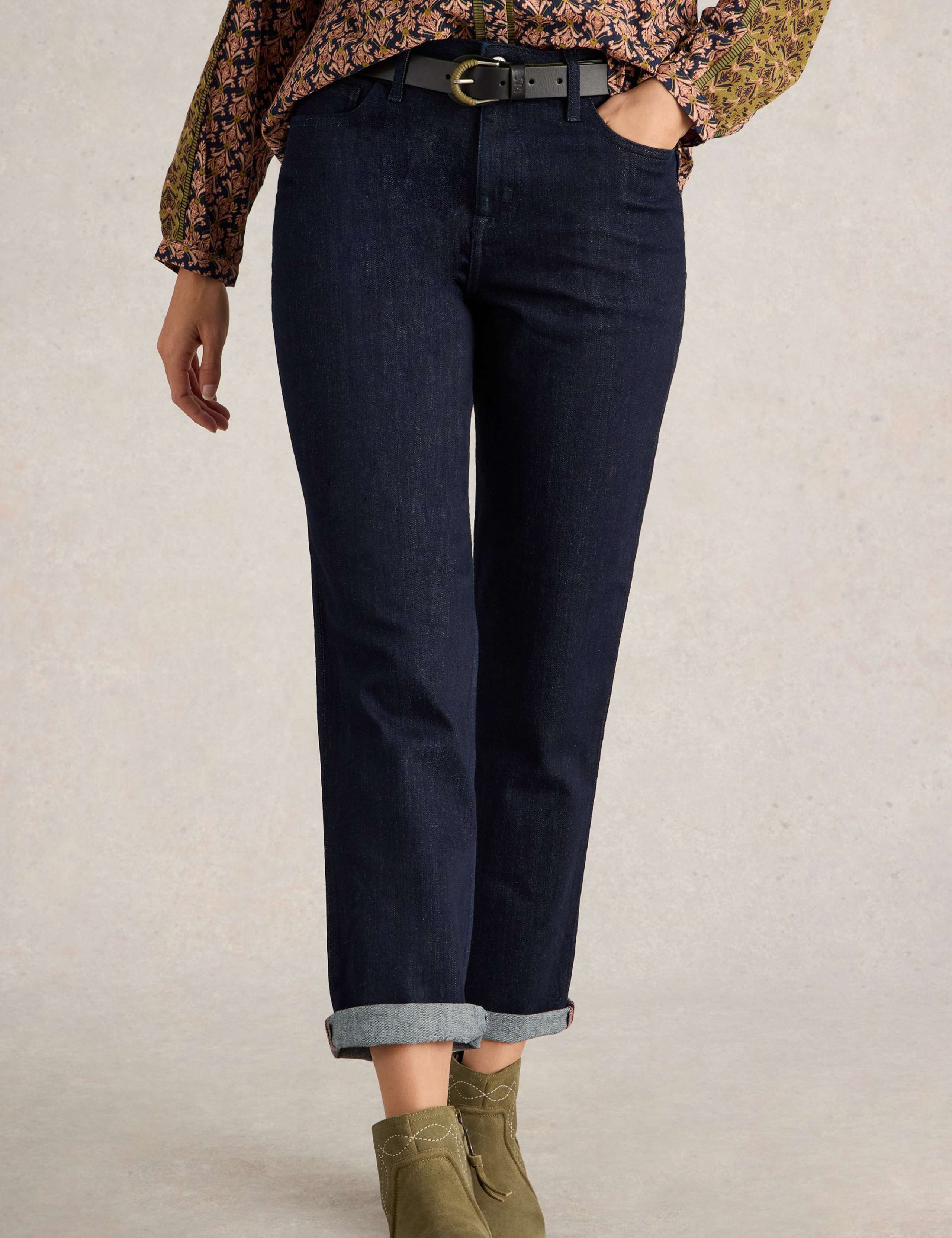 High Waisted Straight Leg Jeans 3 of 6