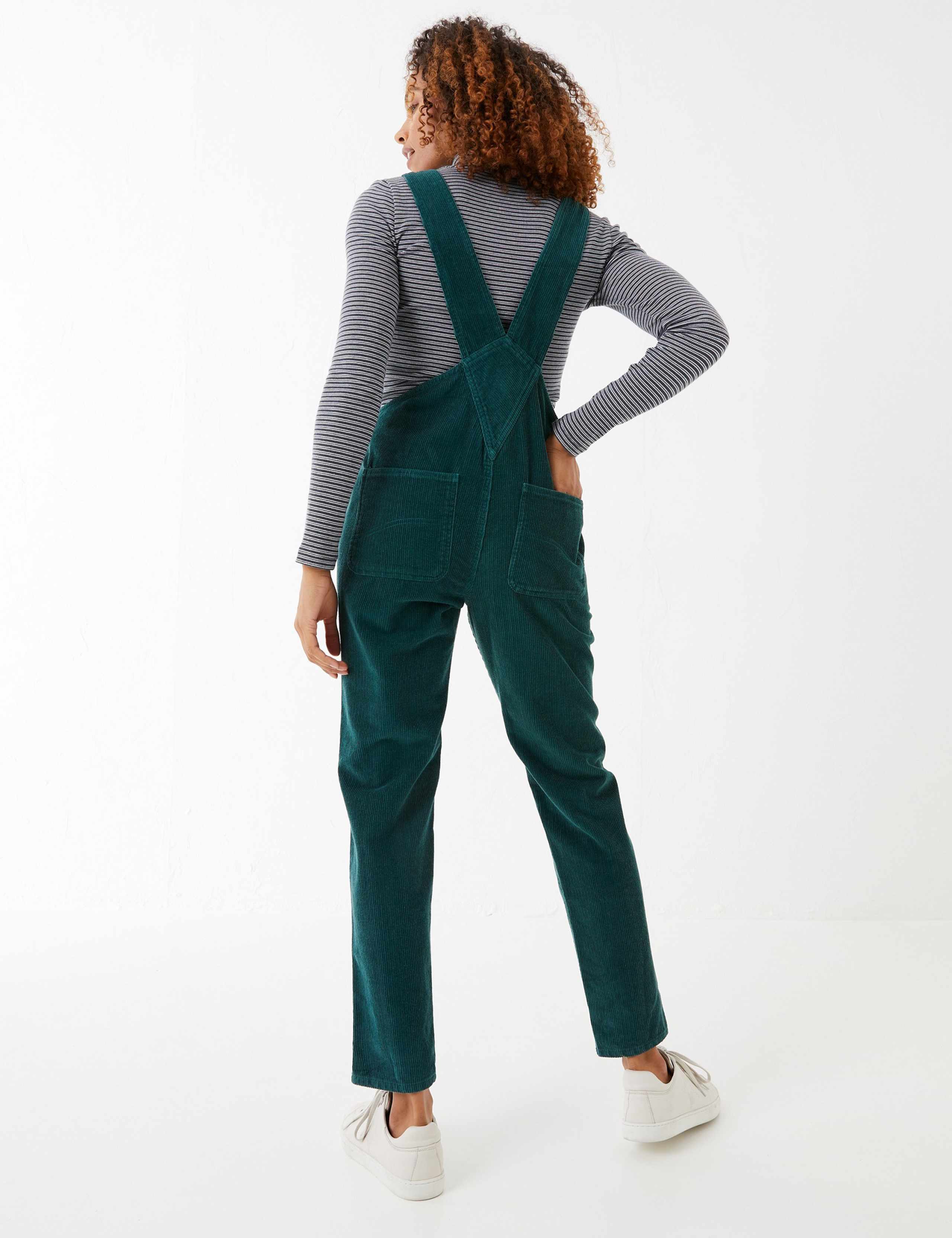 Pure Cotton Textured Dungarees 3 of 3