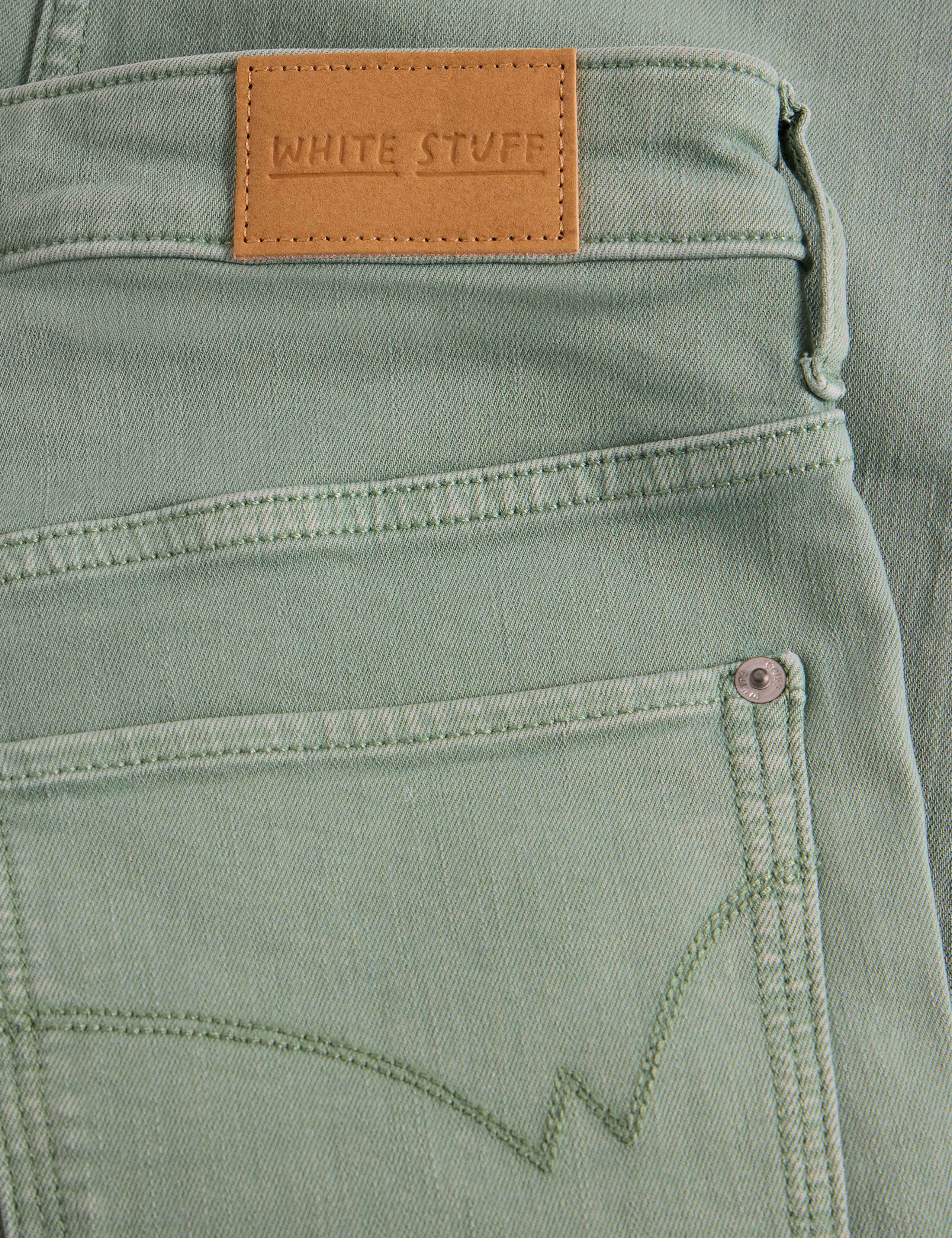 Mid Rise Straight Leg Cropped Jeans 6 of 6