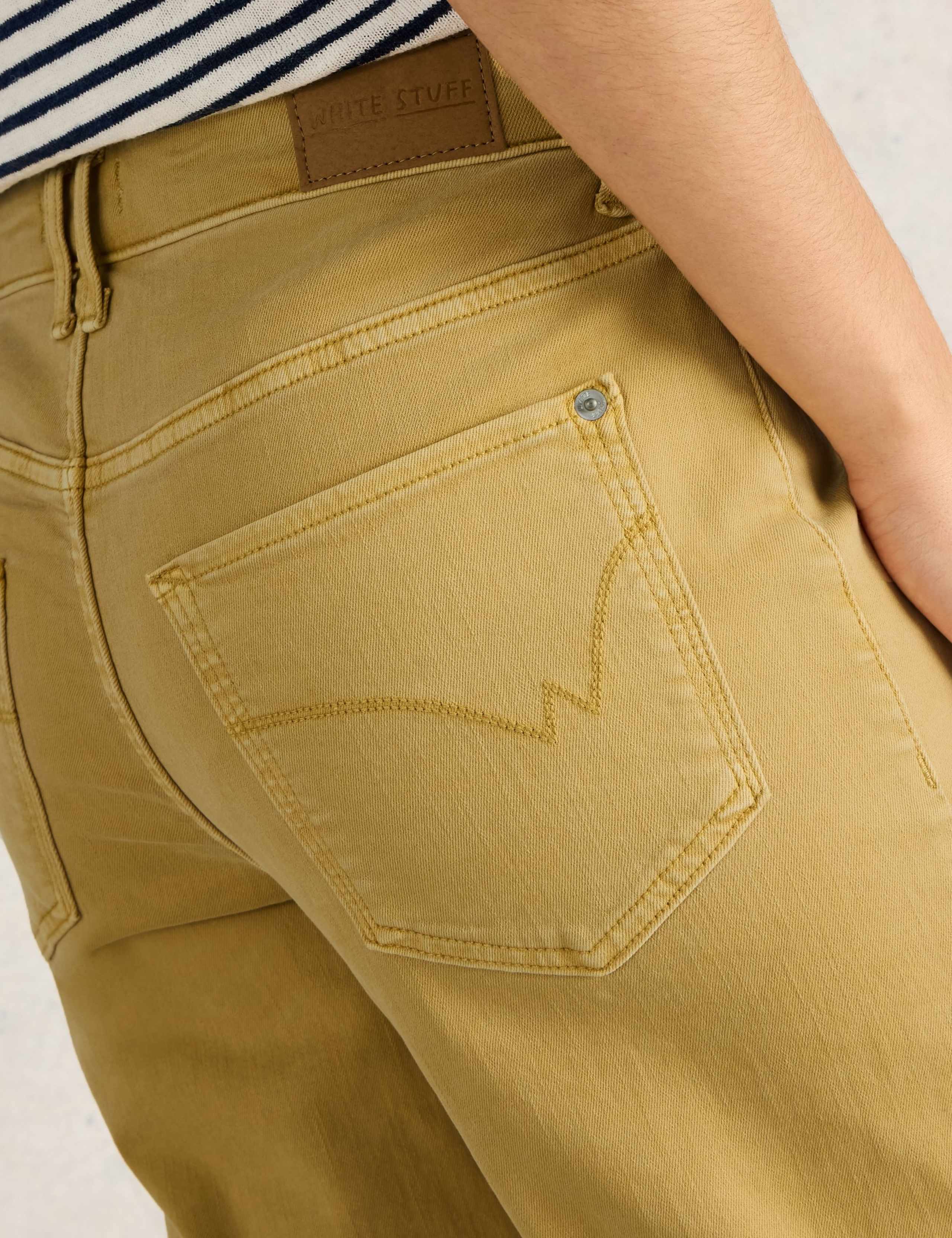 Mid Rise Straight Leg Cropped Jeans 5 of 6