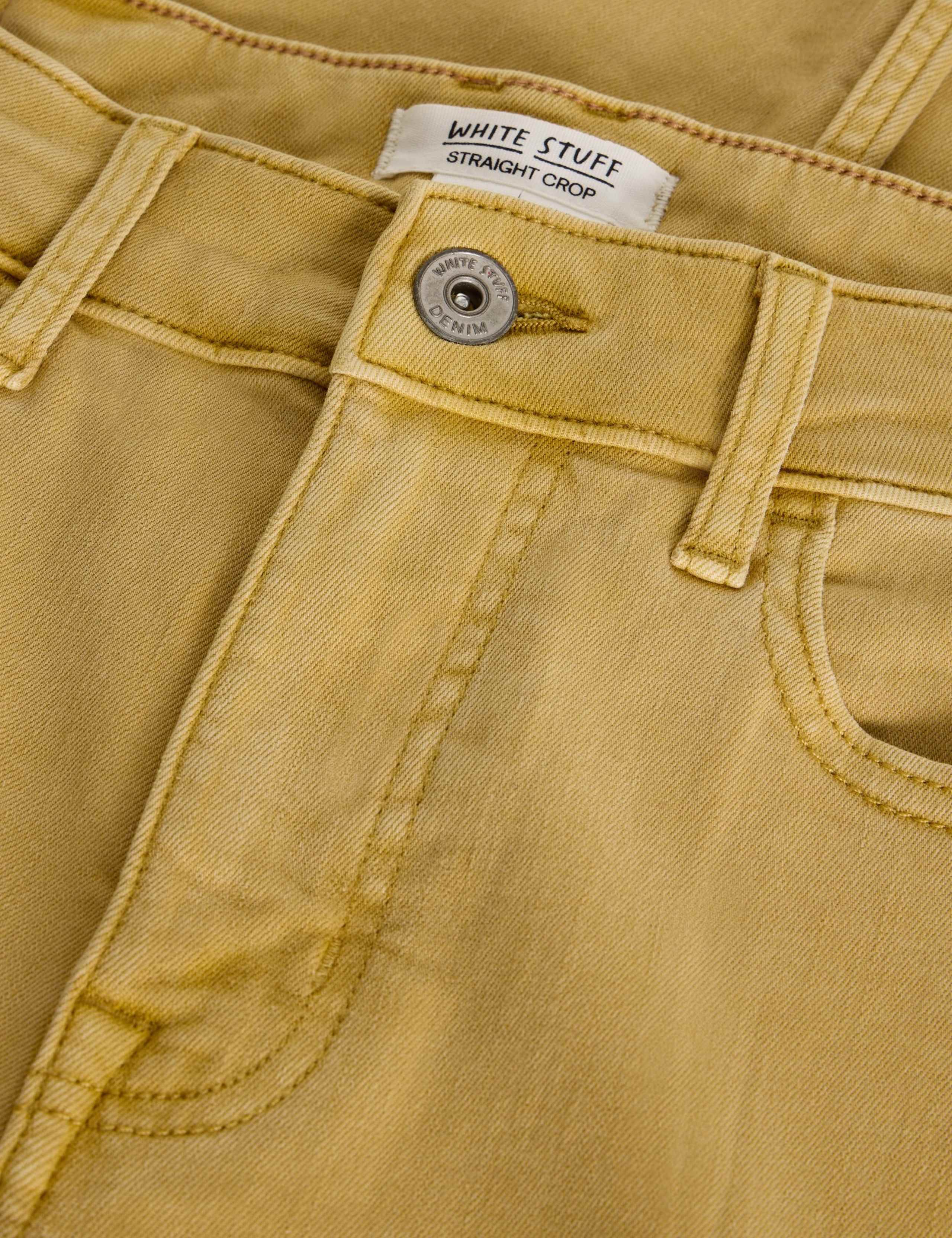 Mid Rise Straight Leg Cropped Jeans 6 of 6