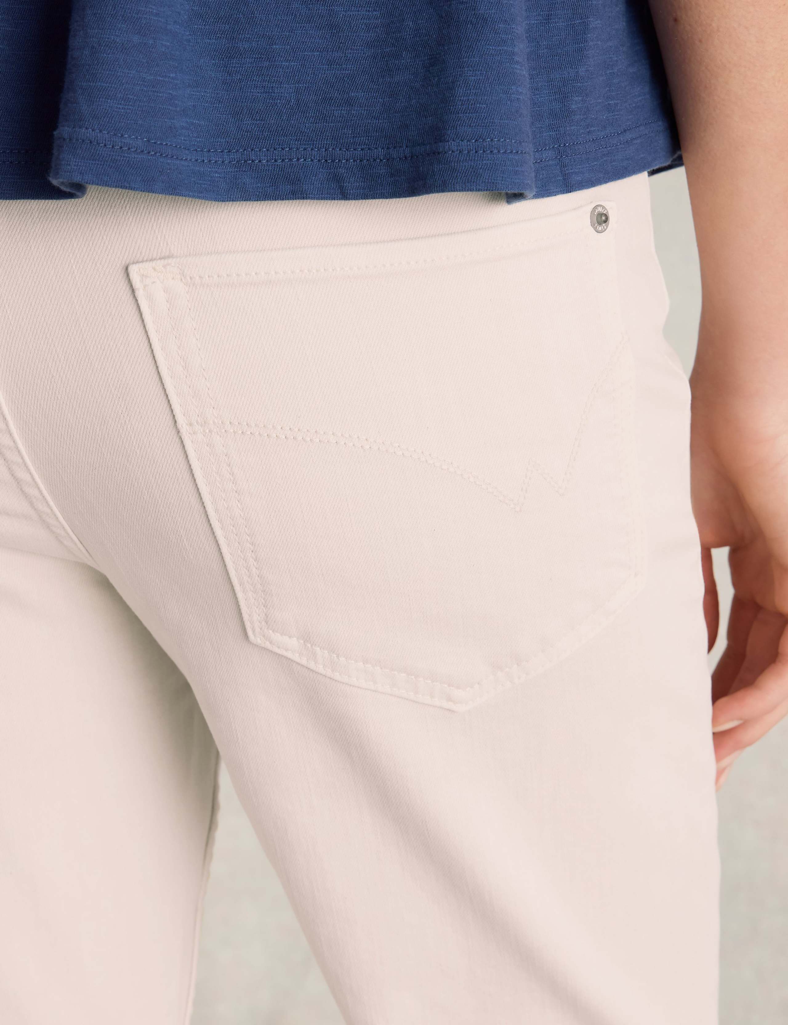 Mid Rise Straight Leg Cropped Jeans 5 of 6