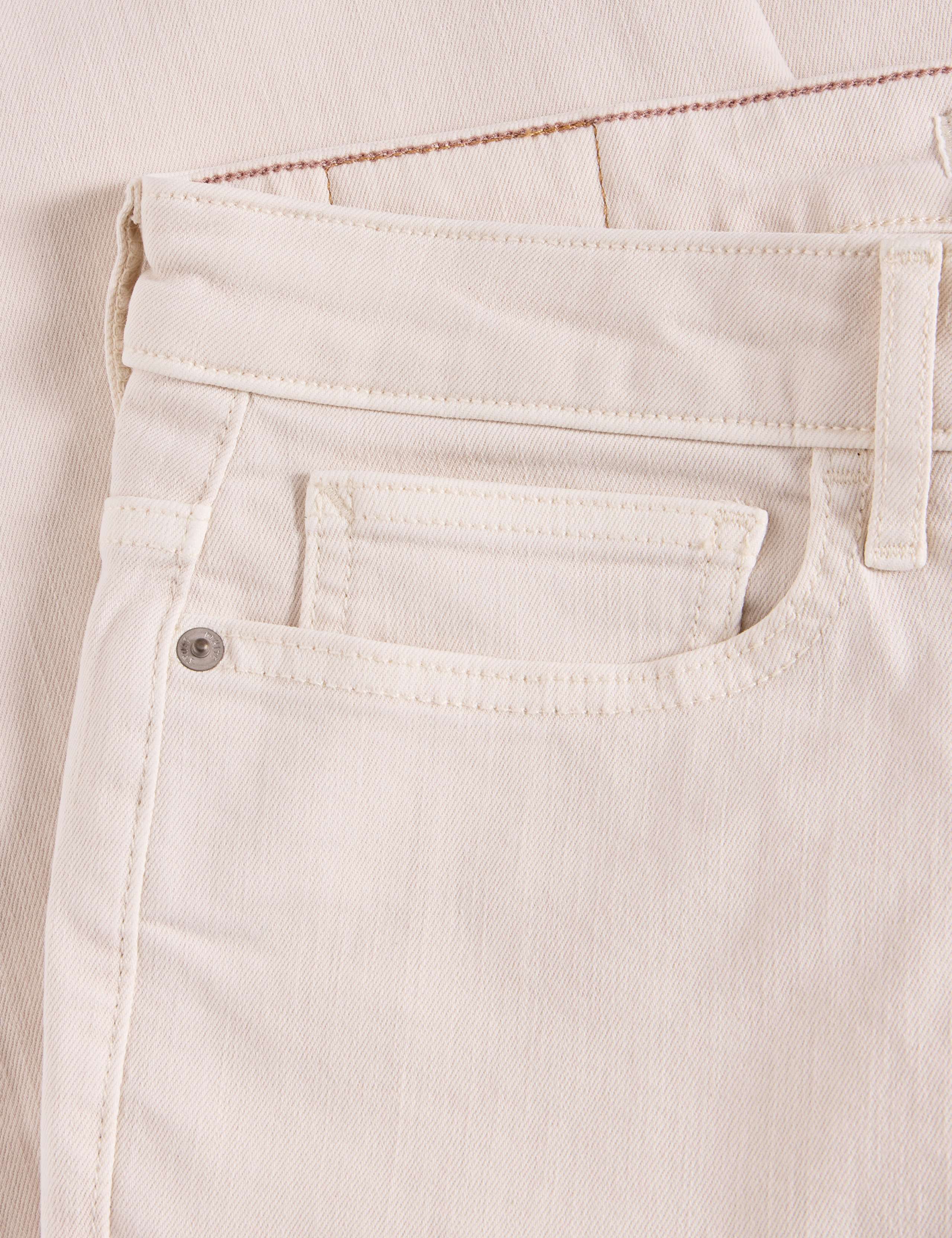 Mid Rise Straight Leg Cropped Jeans 6 of 6