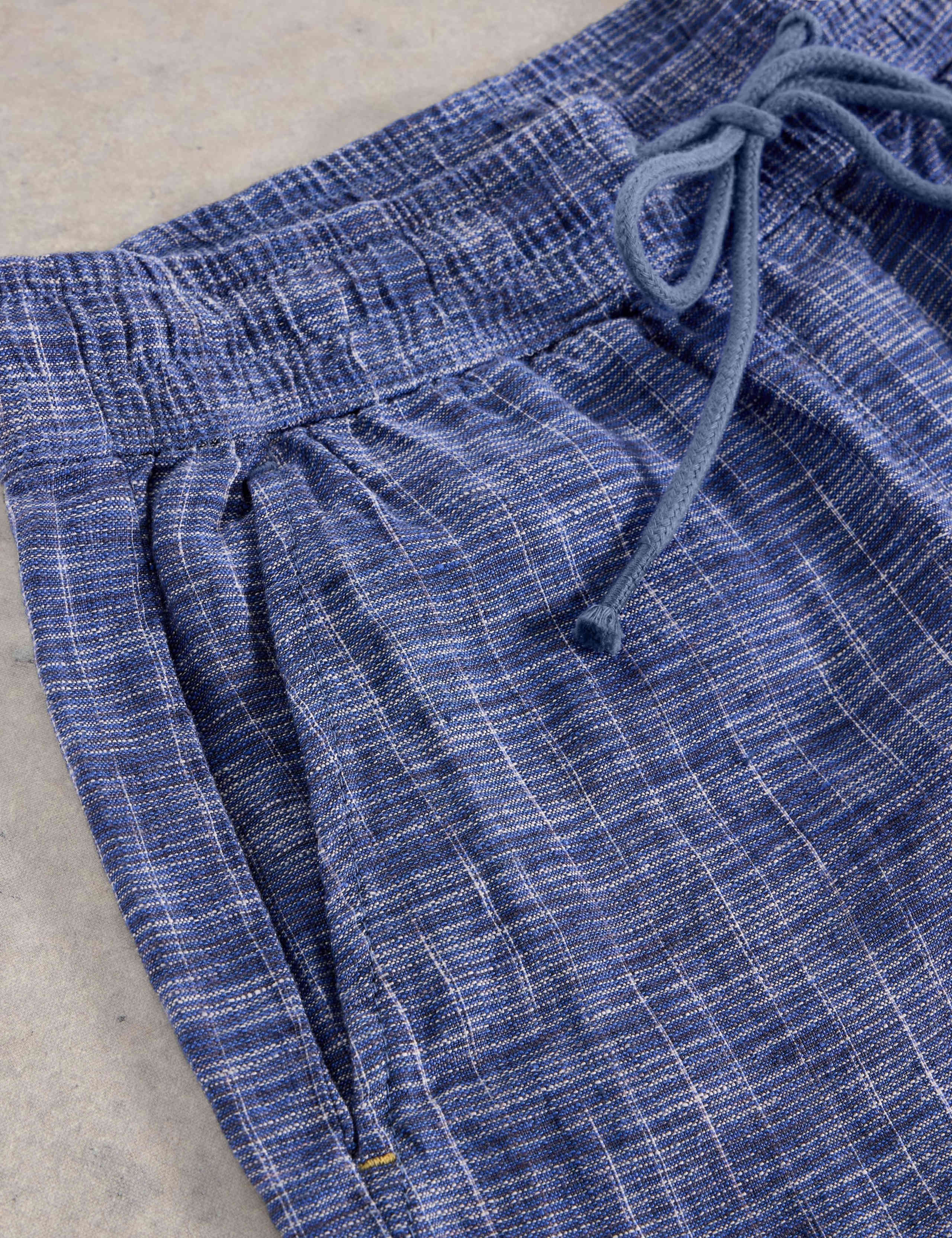 Pure Linen Tweed Print Shorts 6 of 6