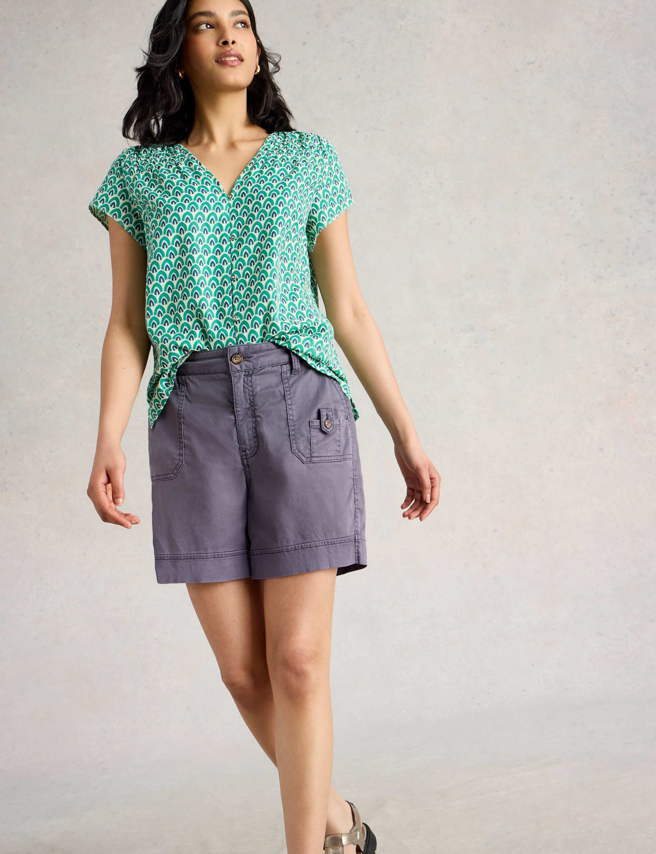 Lyocell Rich Cargo Shorts 5 of 6