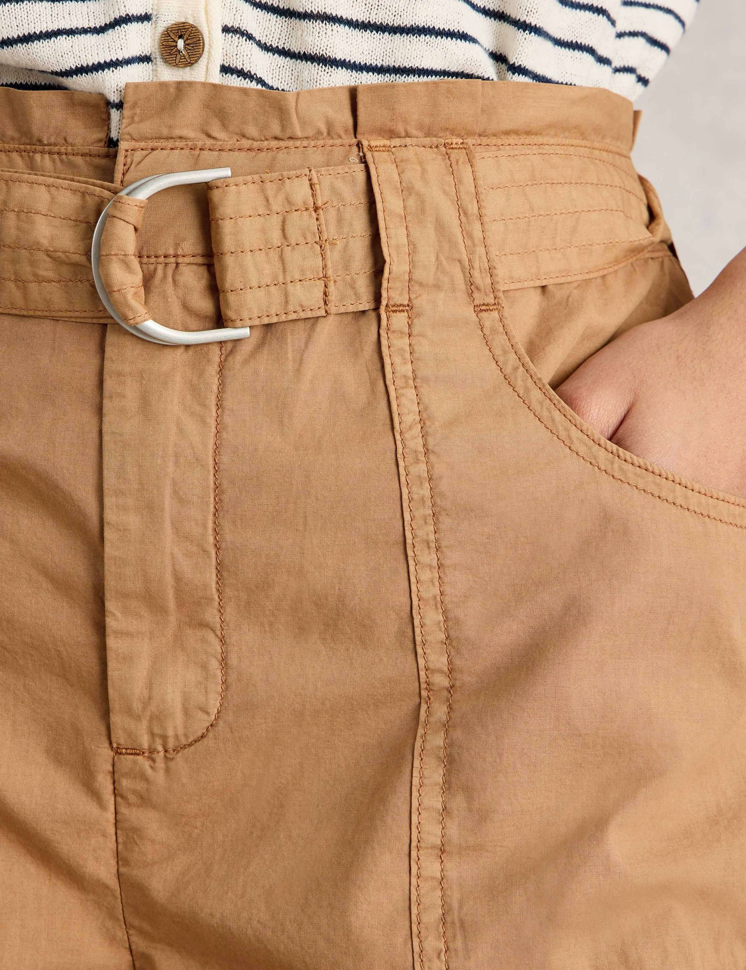 Pure Cotton Belted Shorts 4 of 4