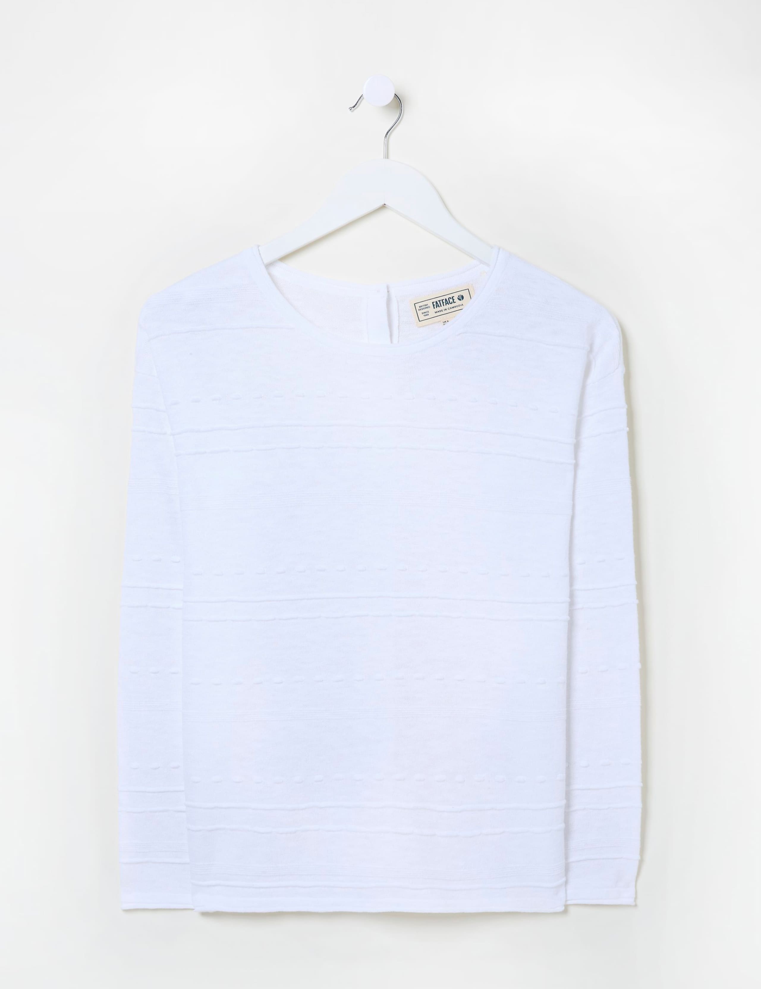 Cotton Rich Jumper with Linen 2 of 9