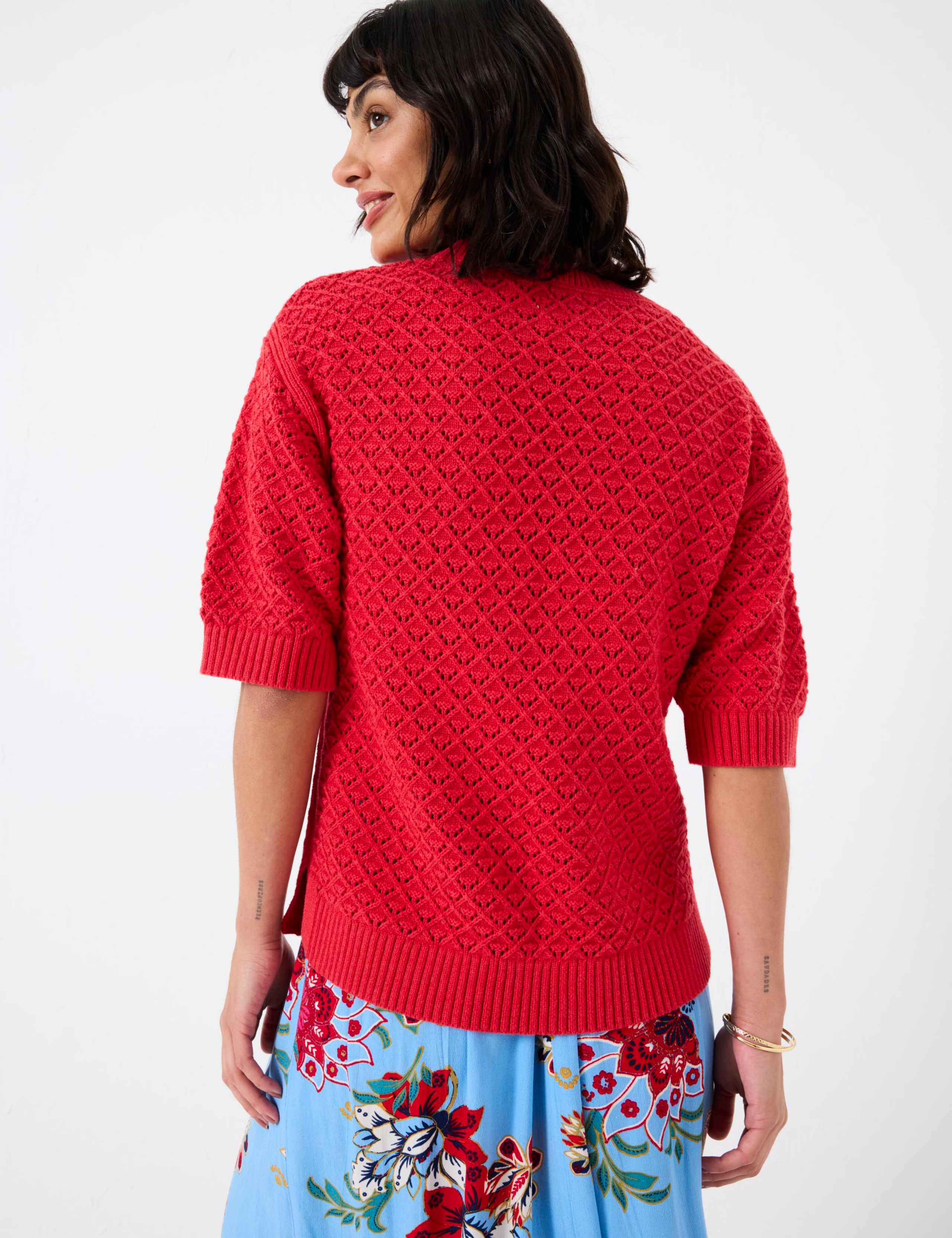 Pure Cotton Textured Top 4 of 6