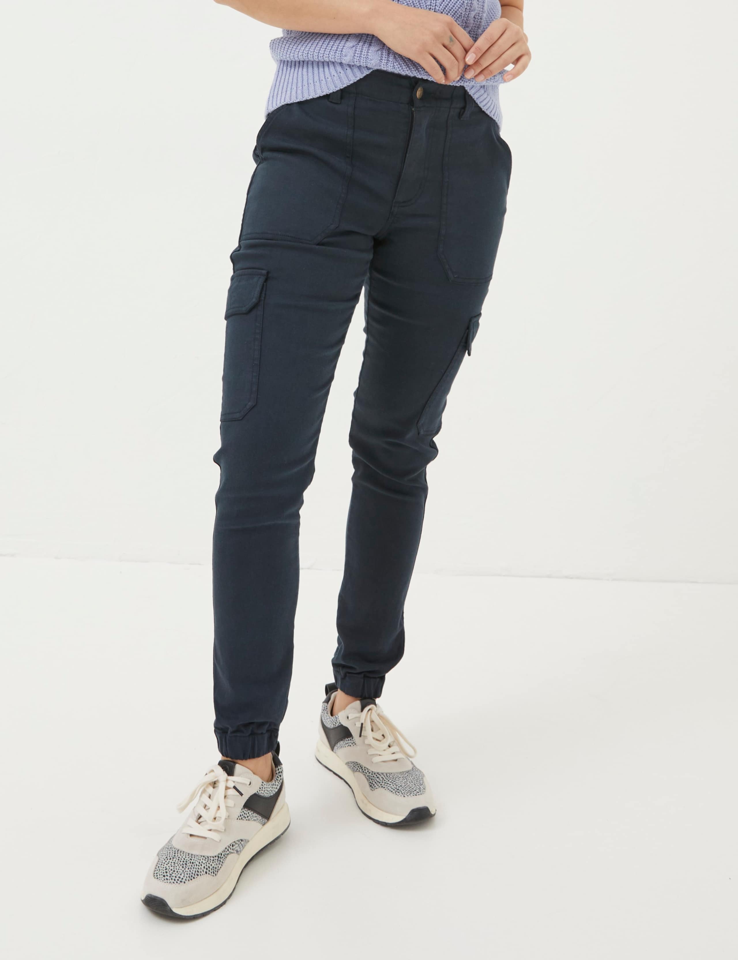 Cotton Rich Cargo Cuffed Trousers 2 of 4