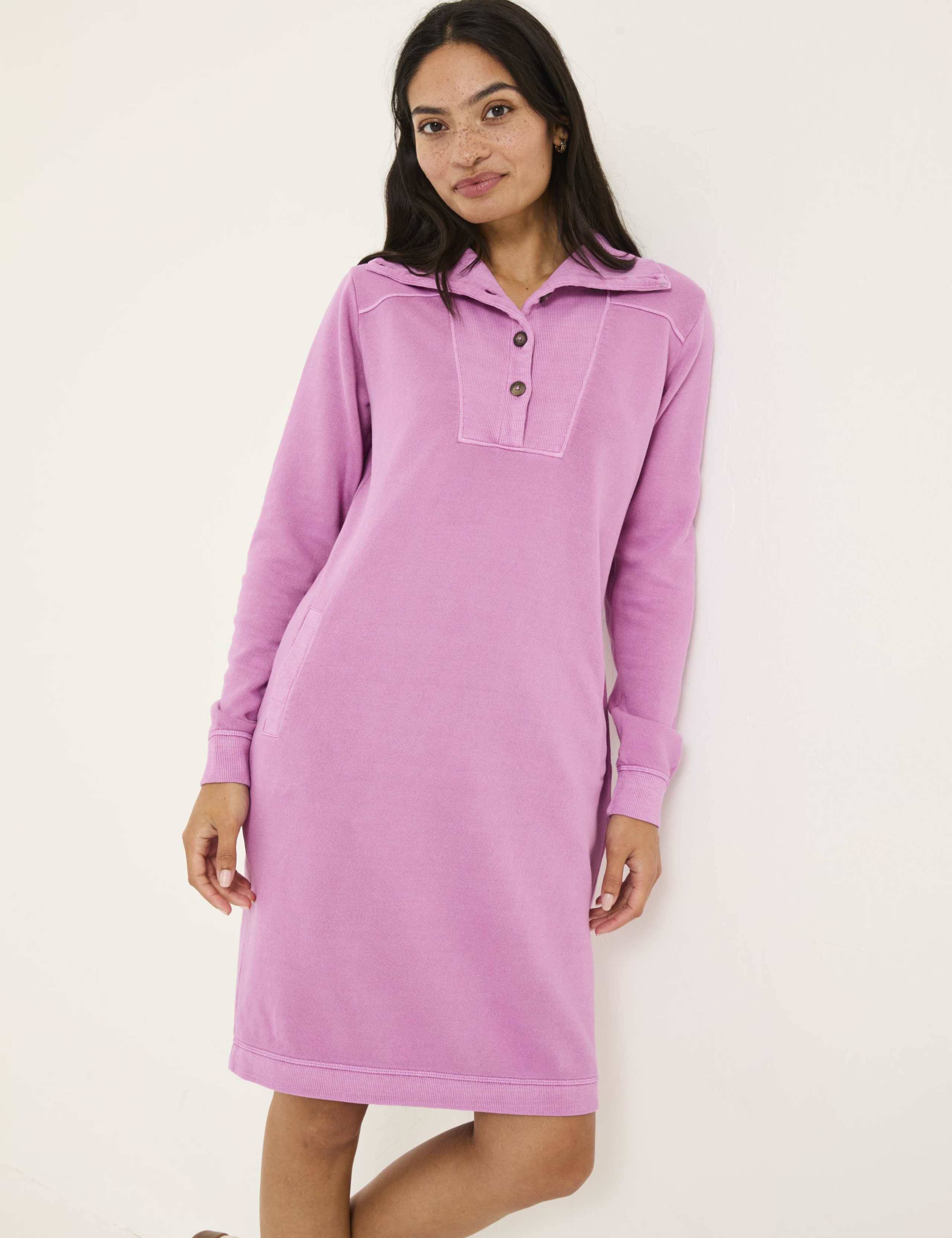 Pure Cotton Mini Sweater Dress 3 of 5