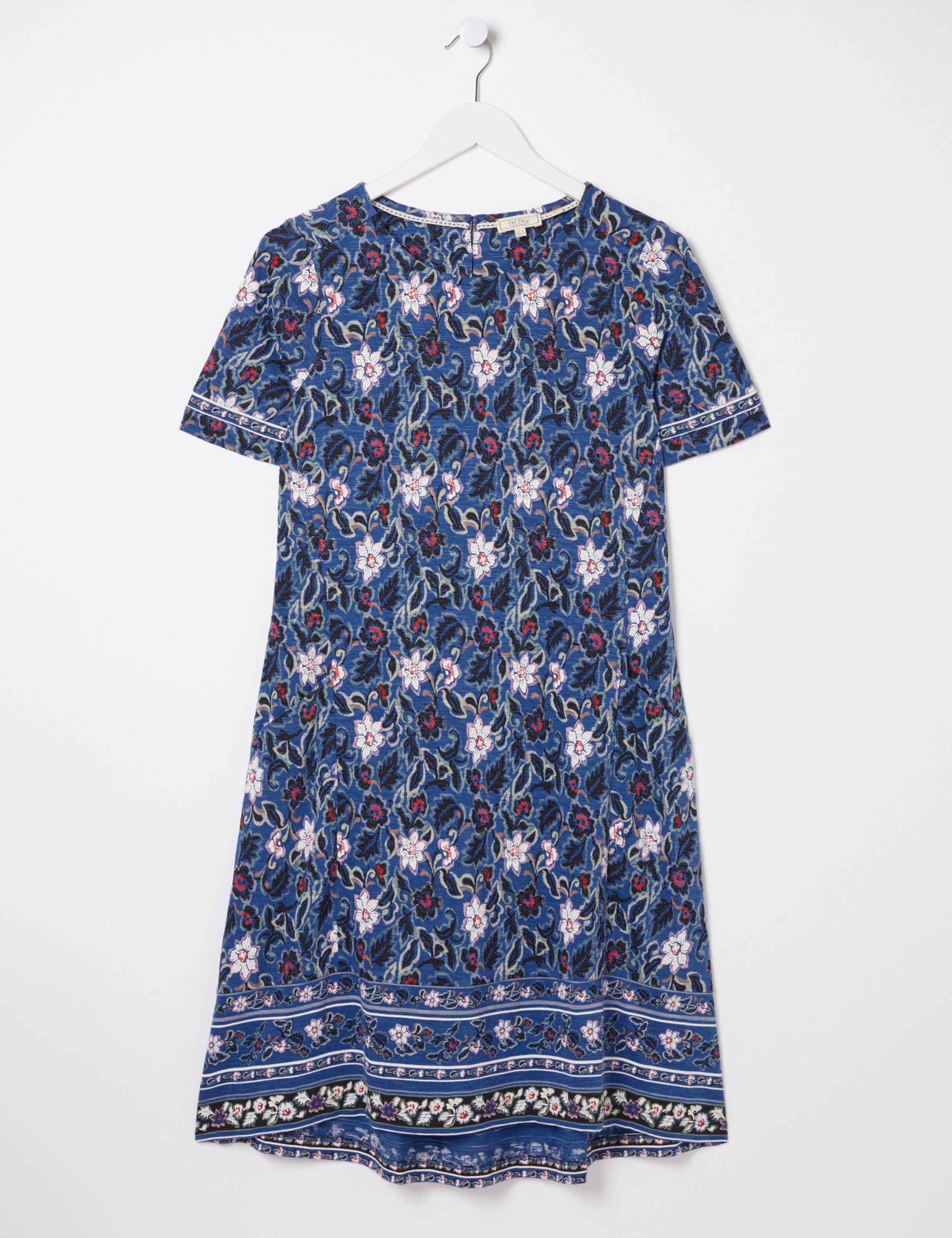 Simone Layered Floral Jersey Dress 2 of 4