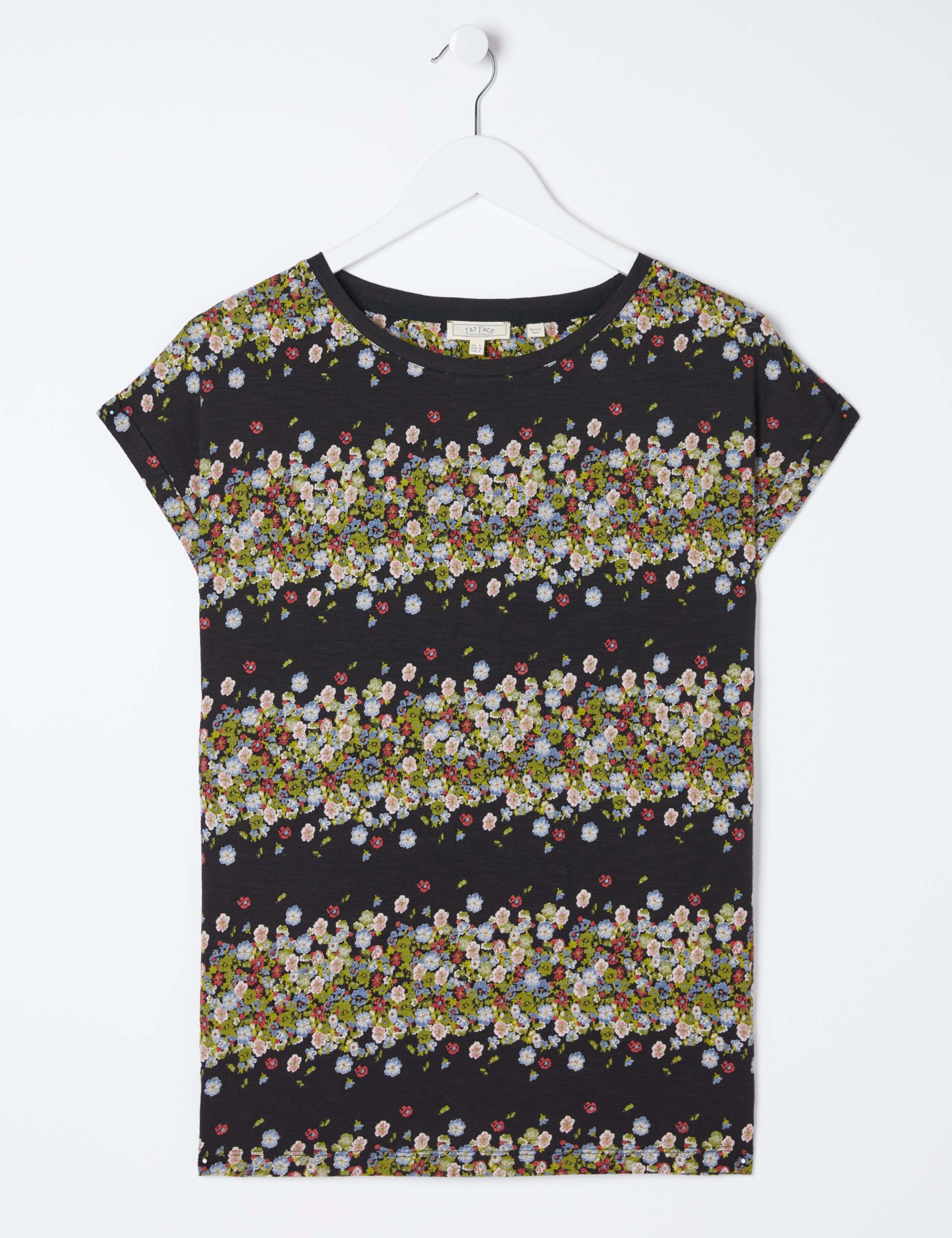 Cotton Modal Blend Floral T-Shirt 2 of 5