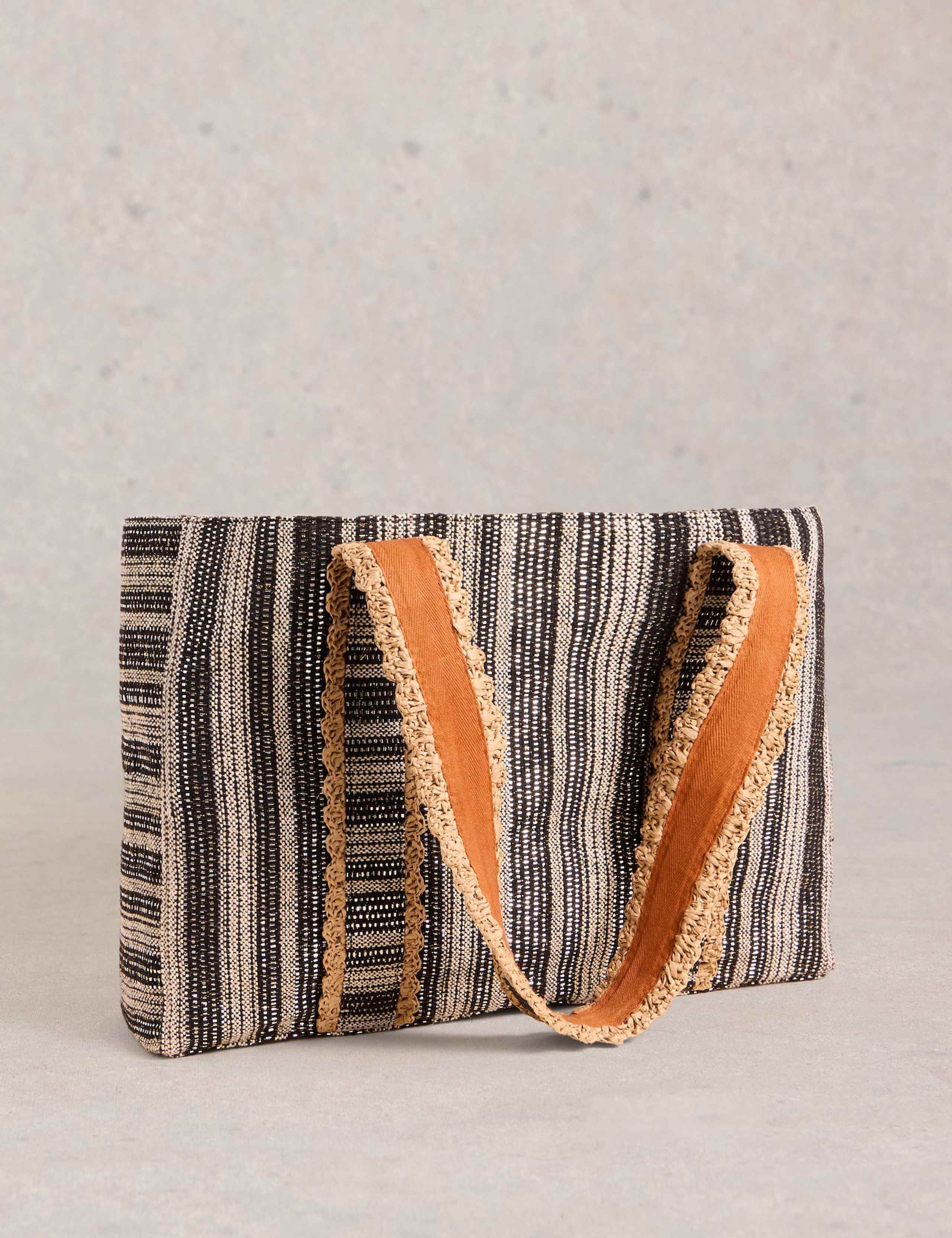 Metallic Jacquard Tote Bag 2 of 4