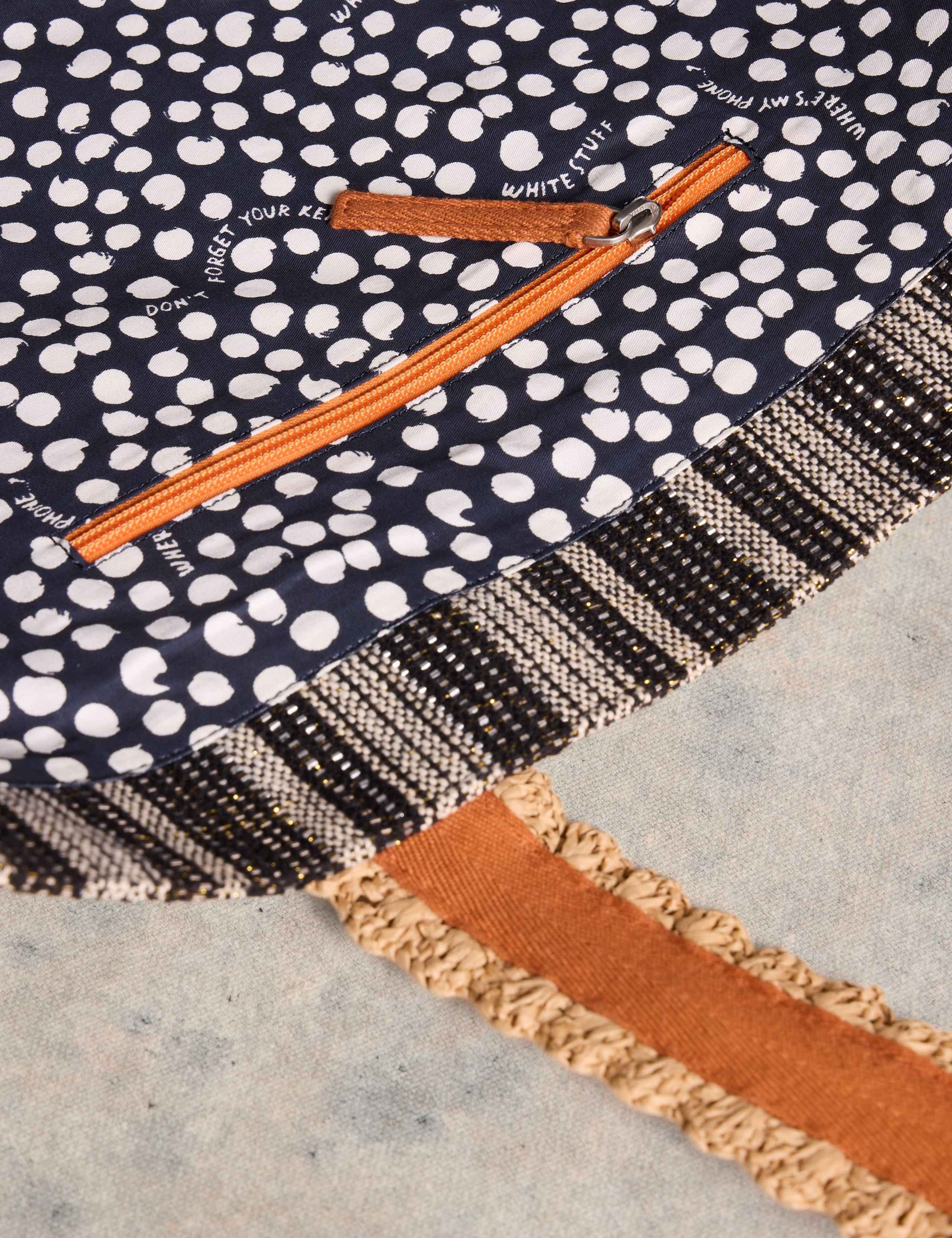Metallic Jacquard Tote Bag 4 of 4