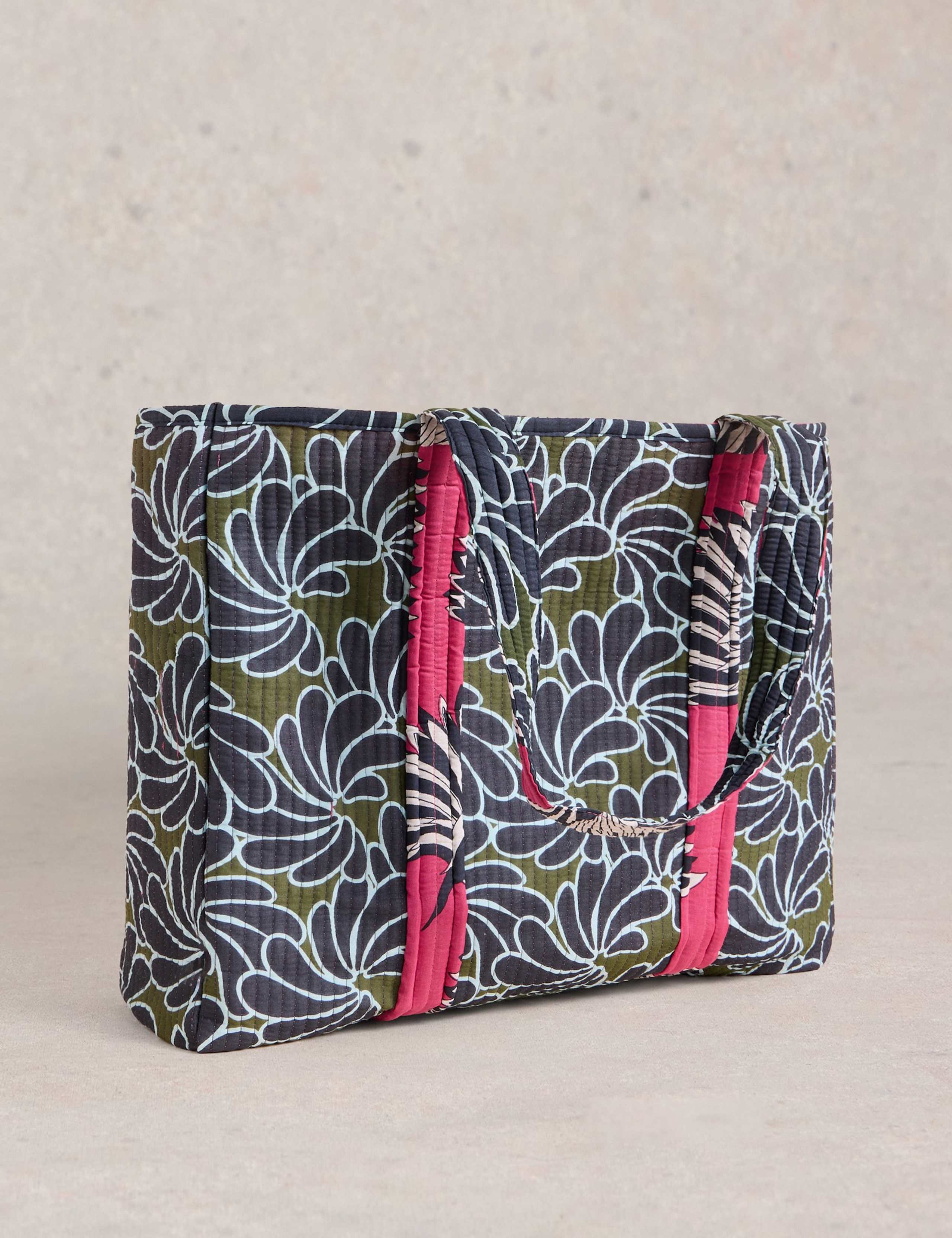 Pure Cotton Printed Reversible Beach Bag 2 of 4