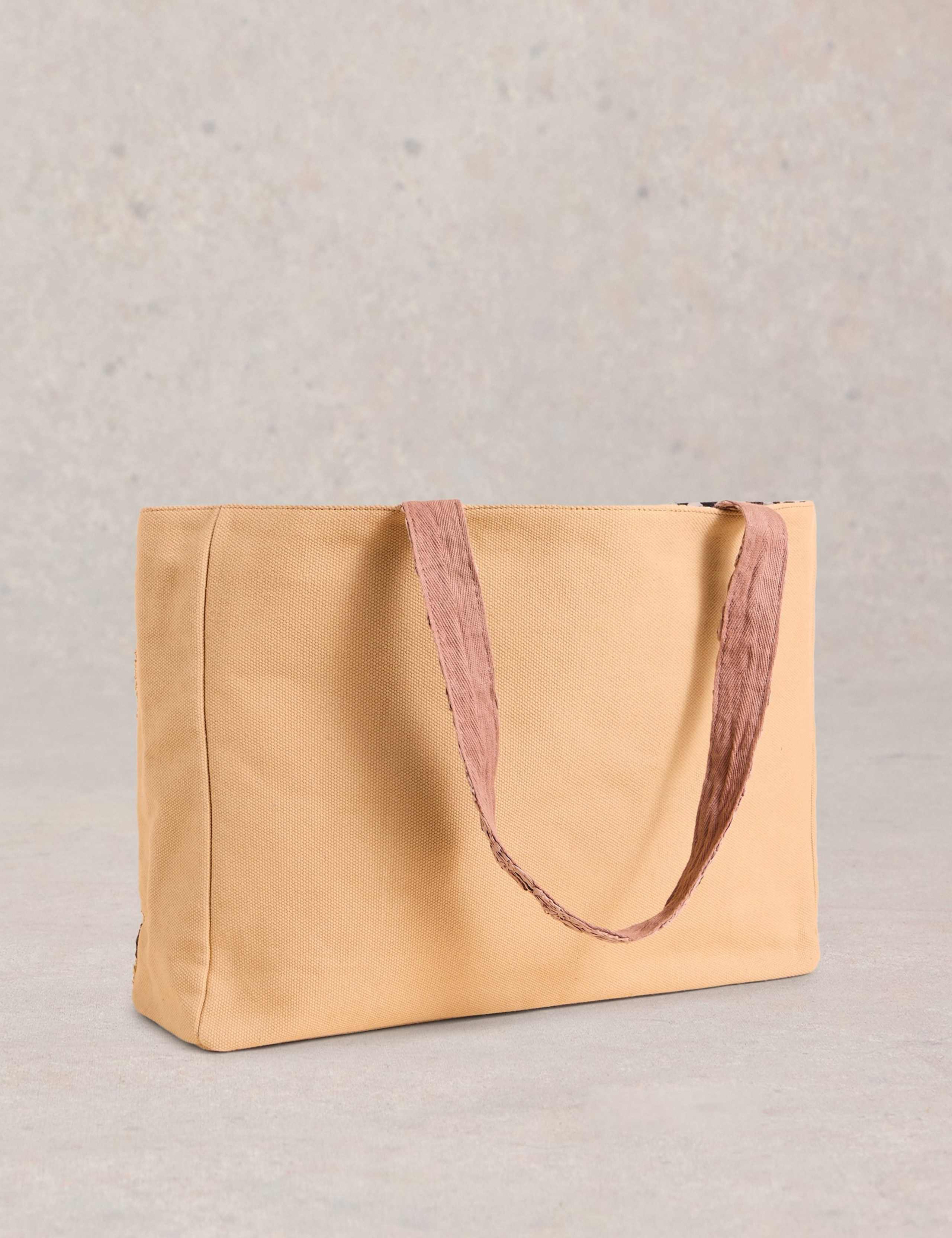 Cotton Rich Striped Tote Bag 2 of 4