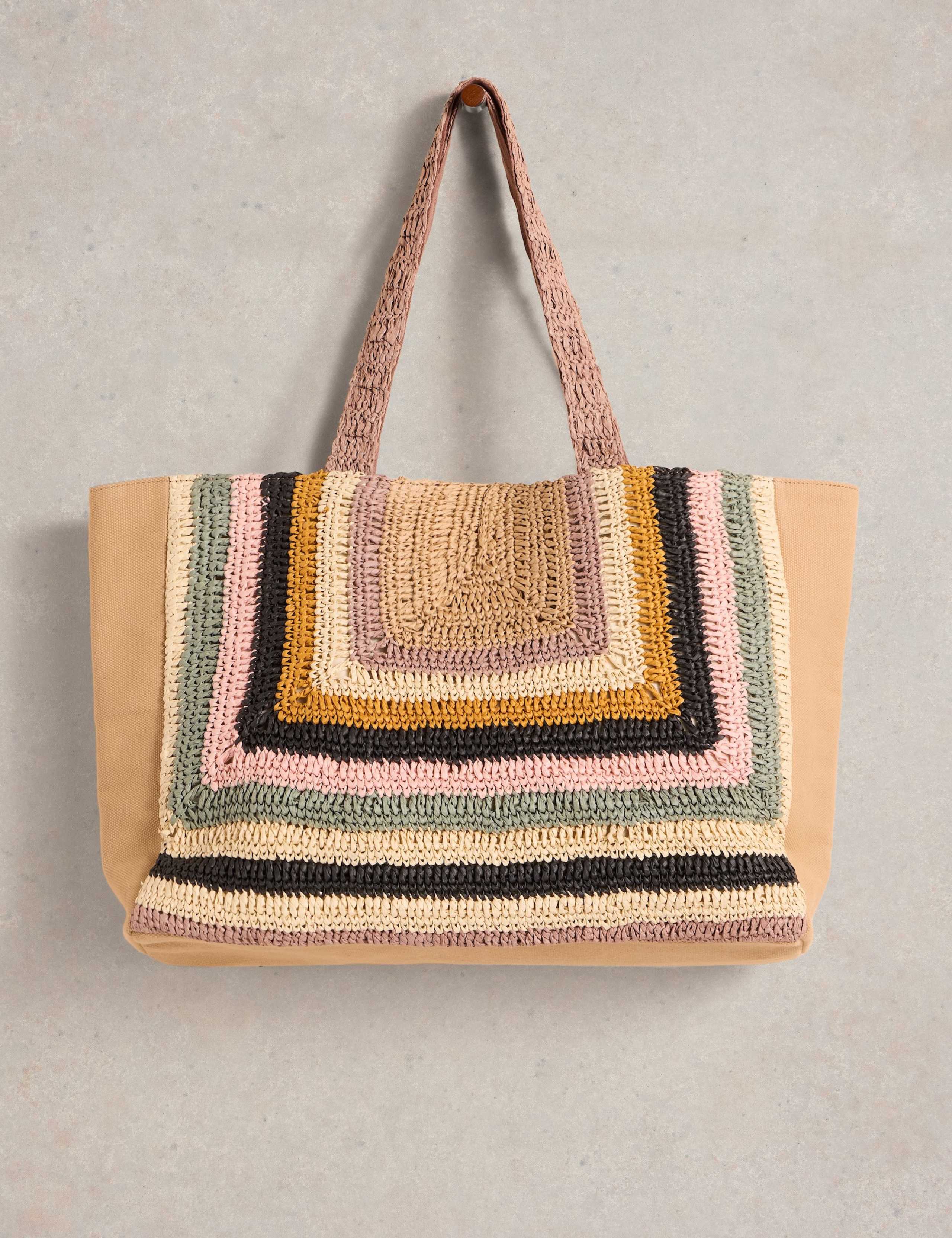 Cotton Rich Striped Tote Bag 3 of 4