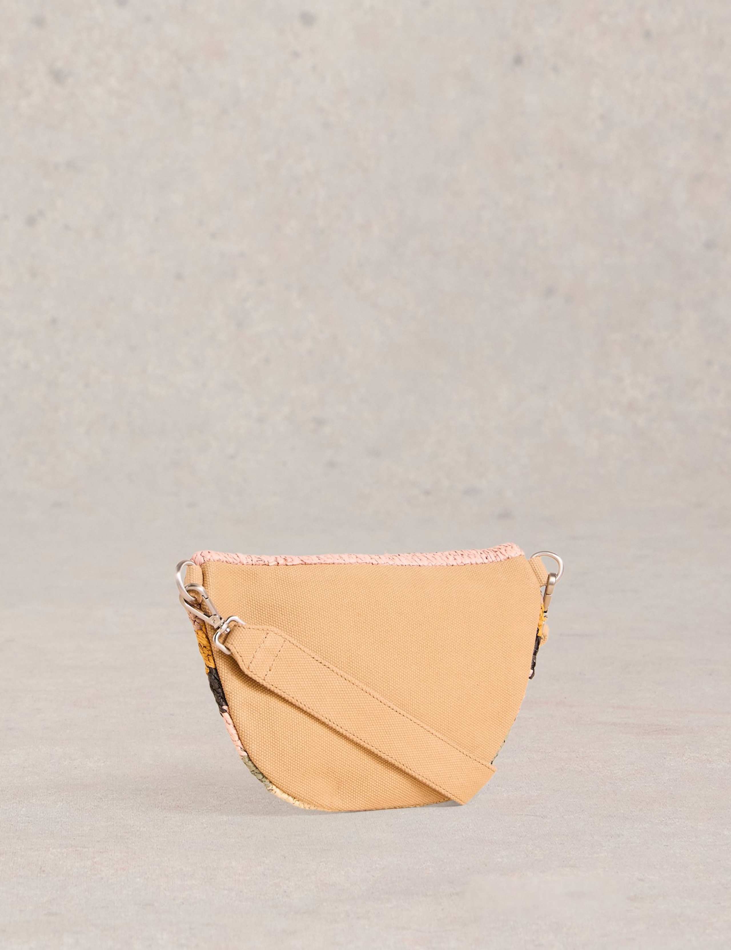 Straw Crochet Mini Cross Body Bag 2 of 4