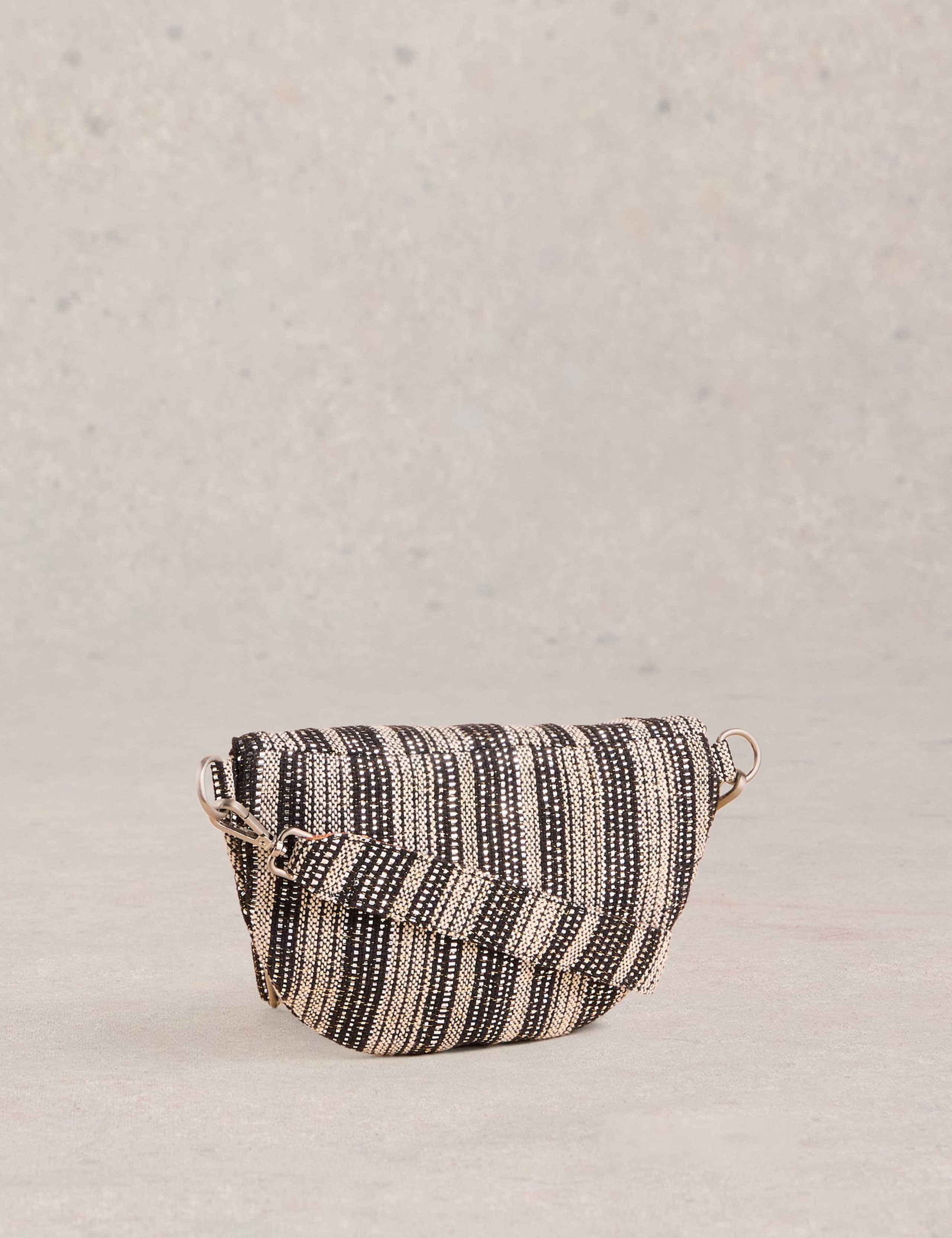 Metallic Jacquard Sling Cross Body Bag 2 of 4