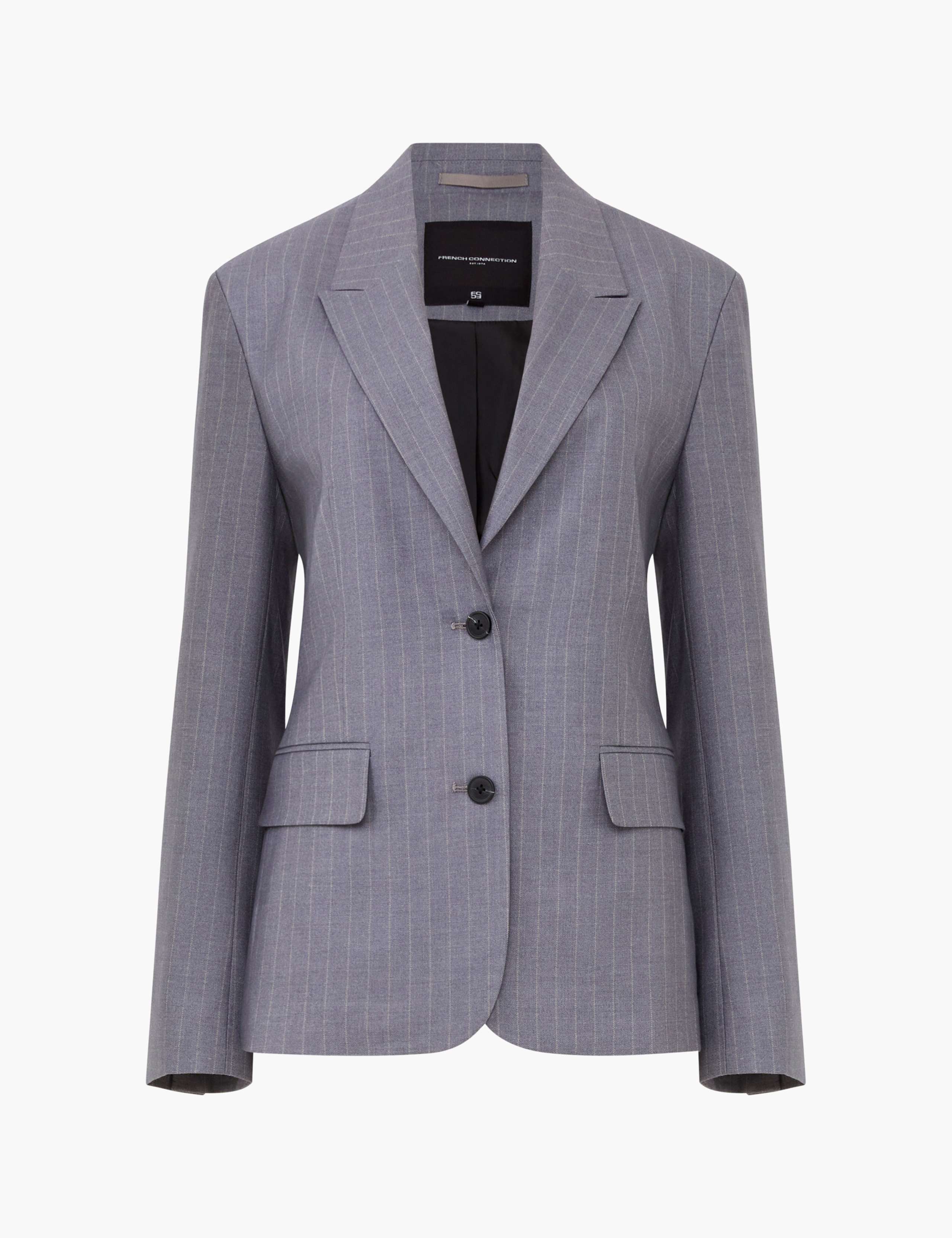 Pinstripe Single Breasted Blazer 2 of 4