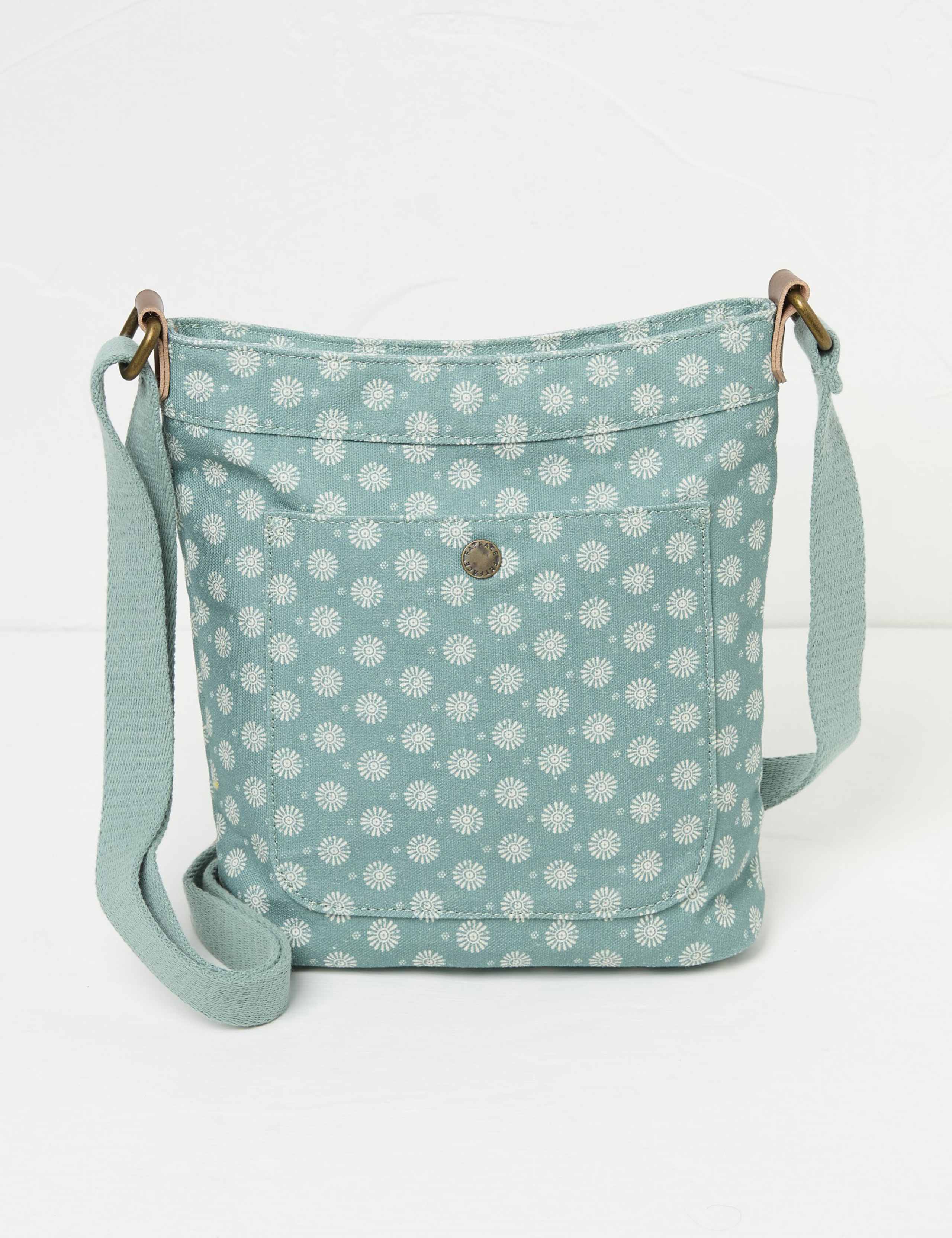 Pure Cotton Printed Canvas Cross Body Bag 2 of 2