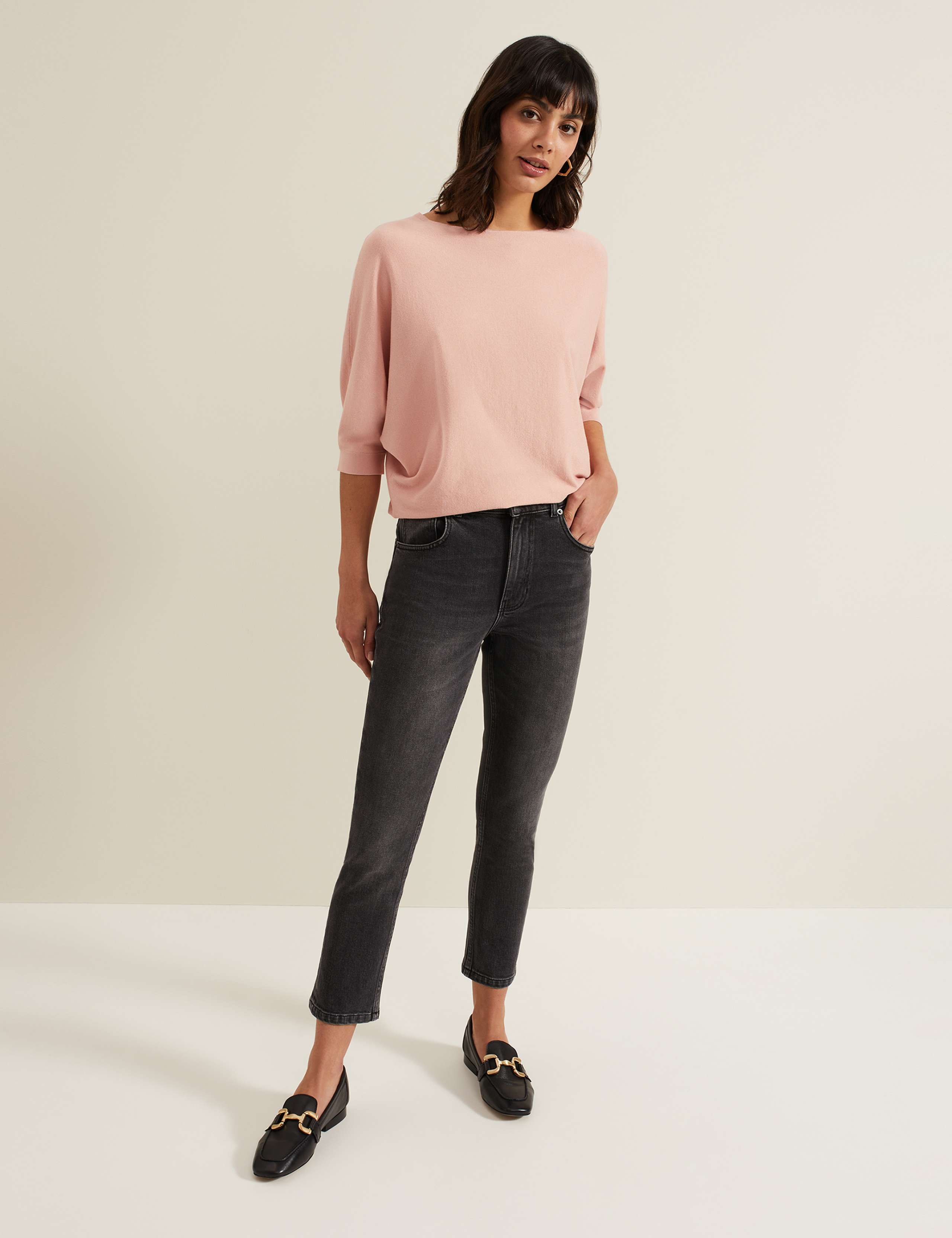 Slash Neck Batwing Sleeve Jumper 4 of 6