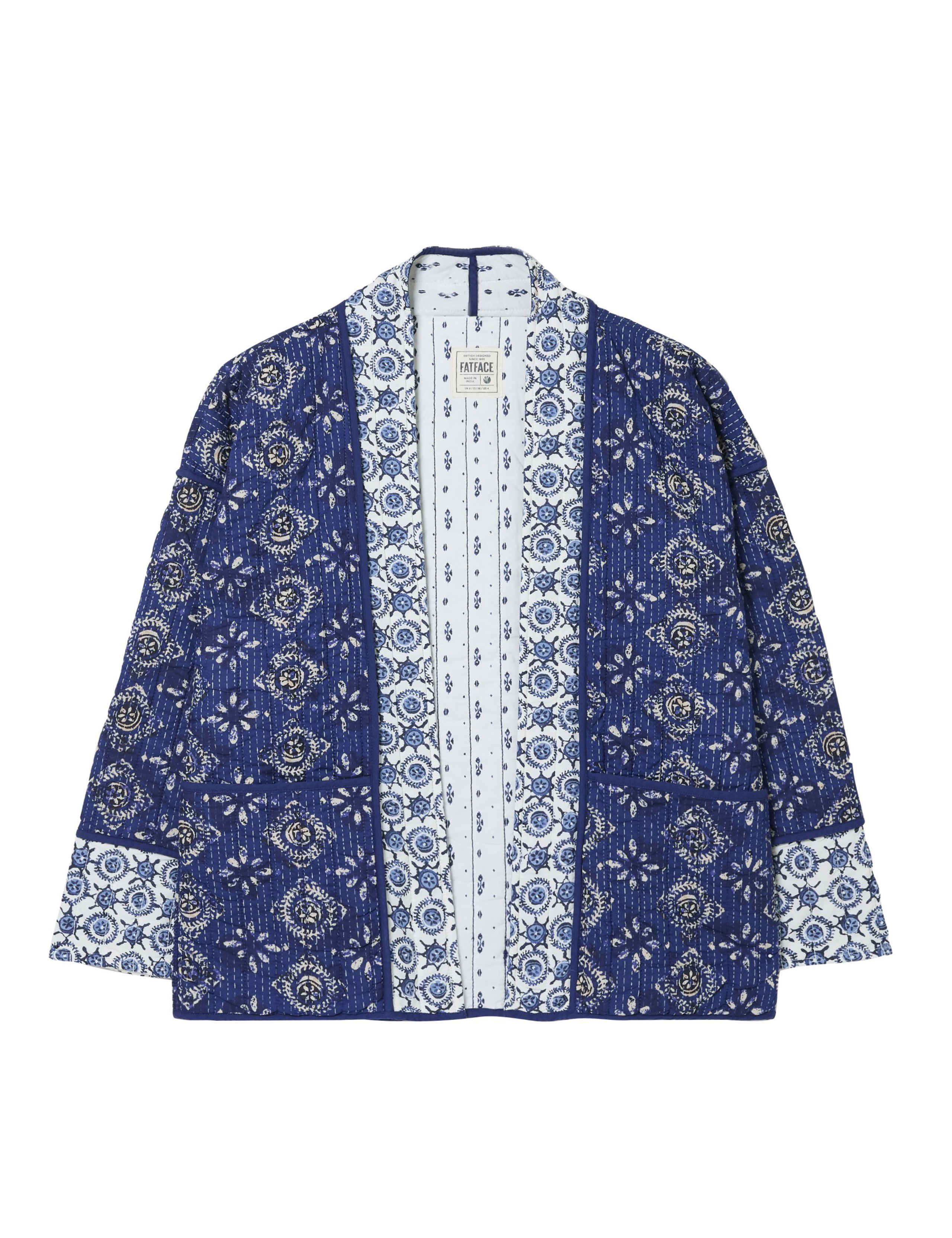 Pure Cotton Floral Quilted Jacket 2 of 5