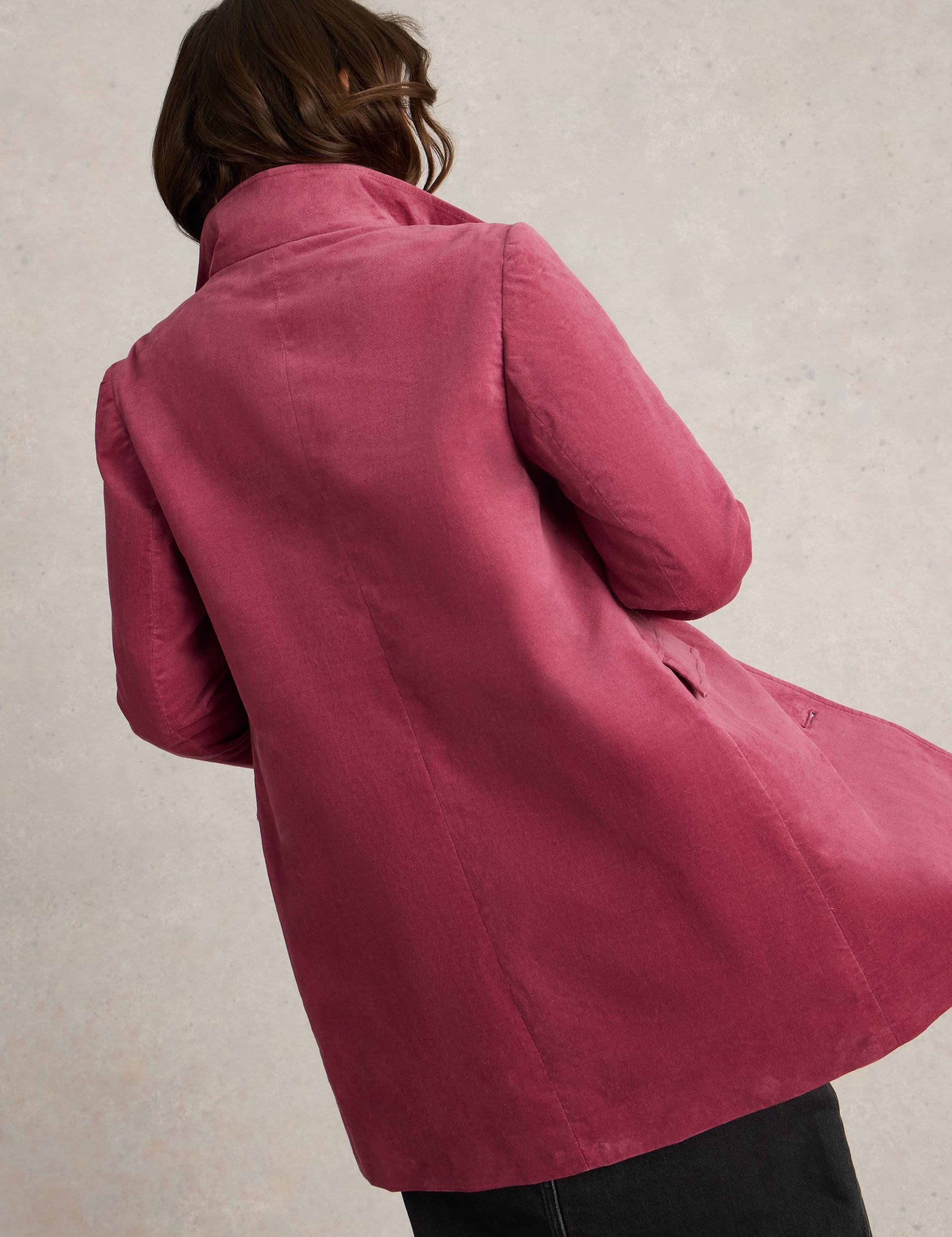 Cotton Rich Velvet Overcoat 4 of 6