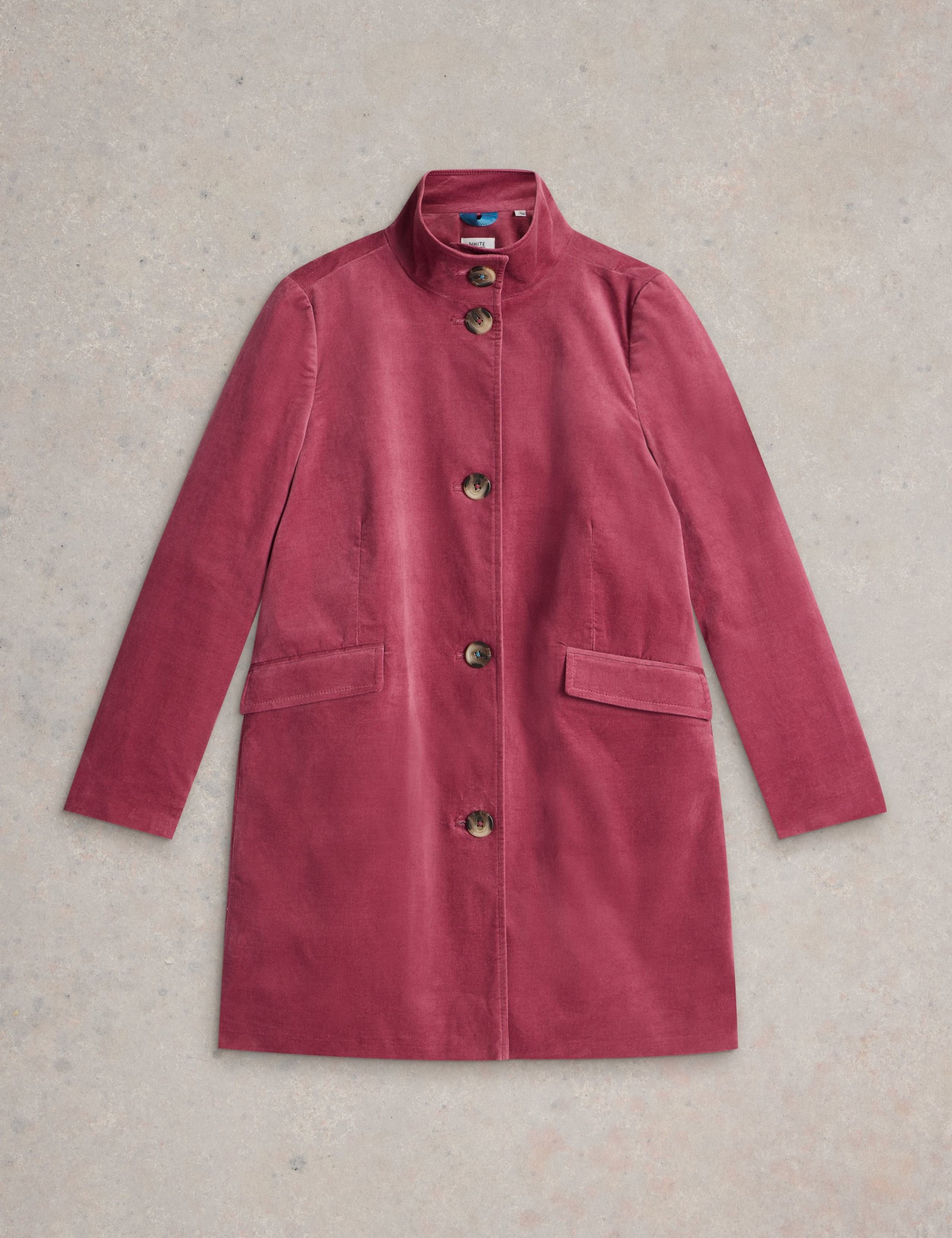 Cotton Rich Velvet Overcoat 2 of 6