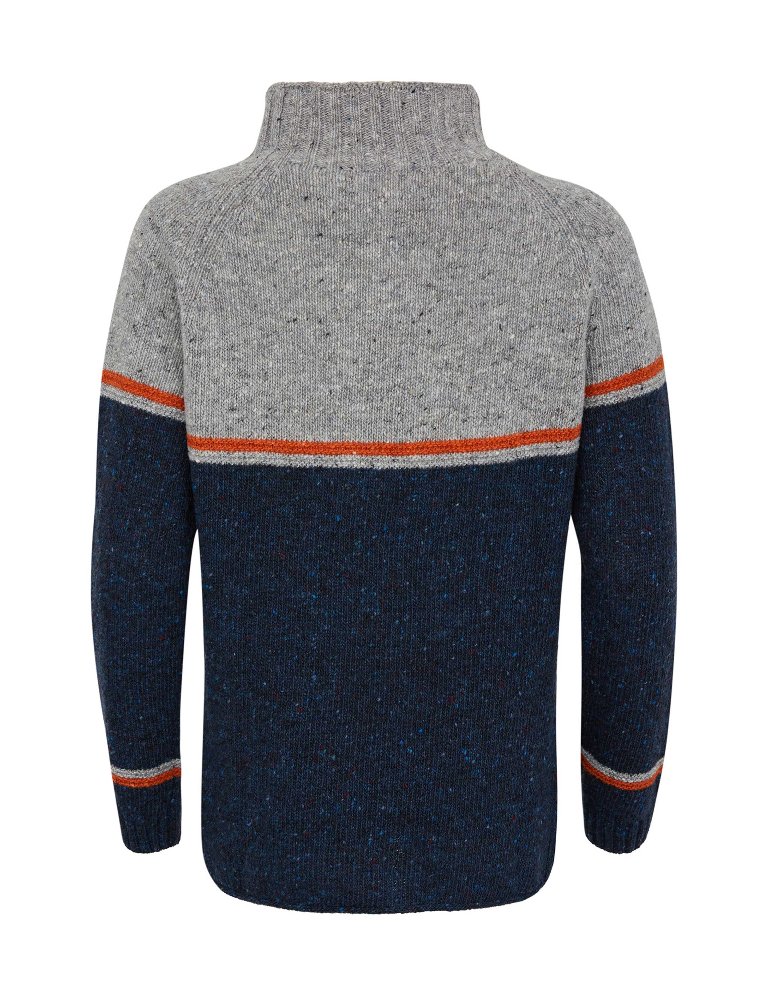 Pure Wool Funnel Neck Jumper 4 of 4