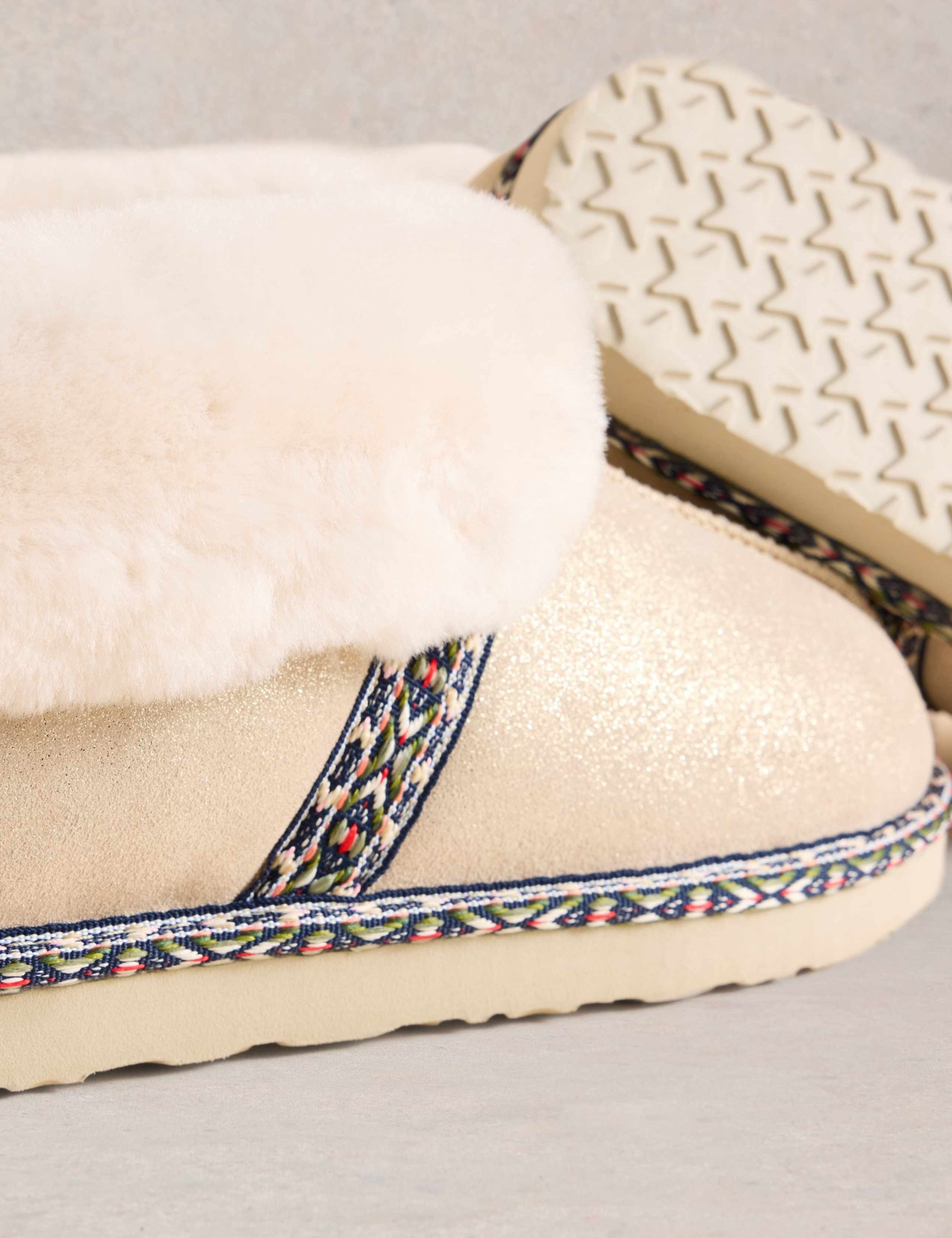 Suede Shearling Slipper Boots 4 of 4