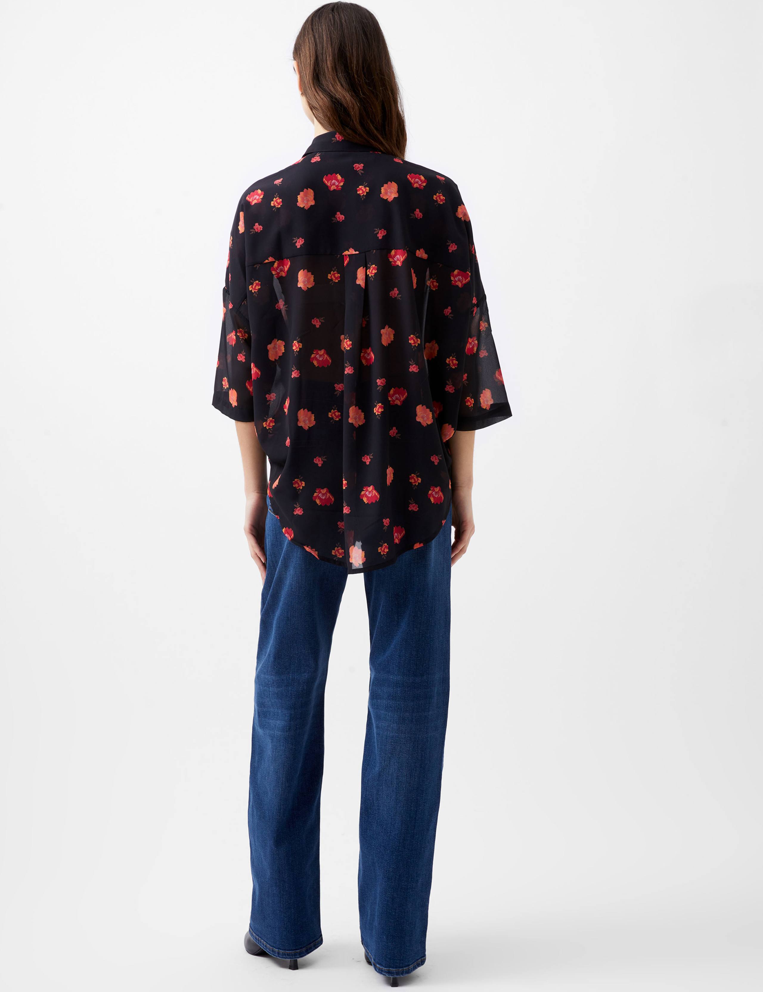 Floral Collared Top 4 of 4
