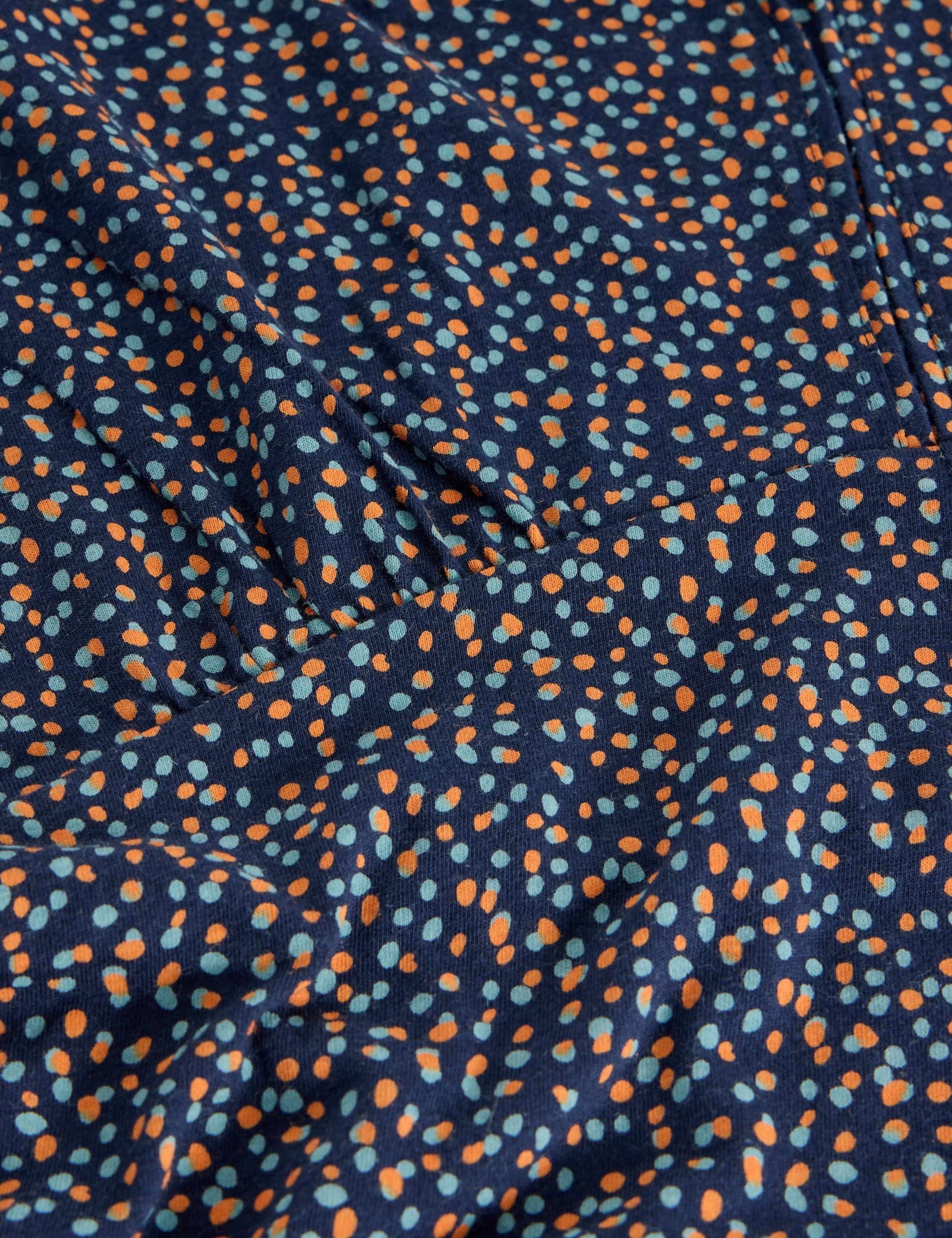 Jersey Printed V-Neck Midi Tea Dress 6 of 6