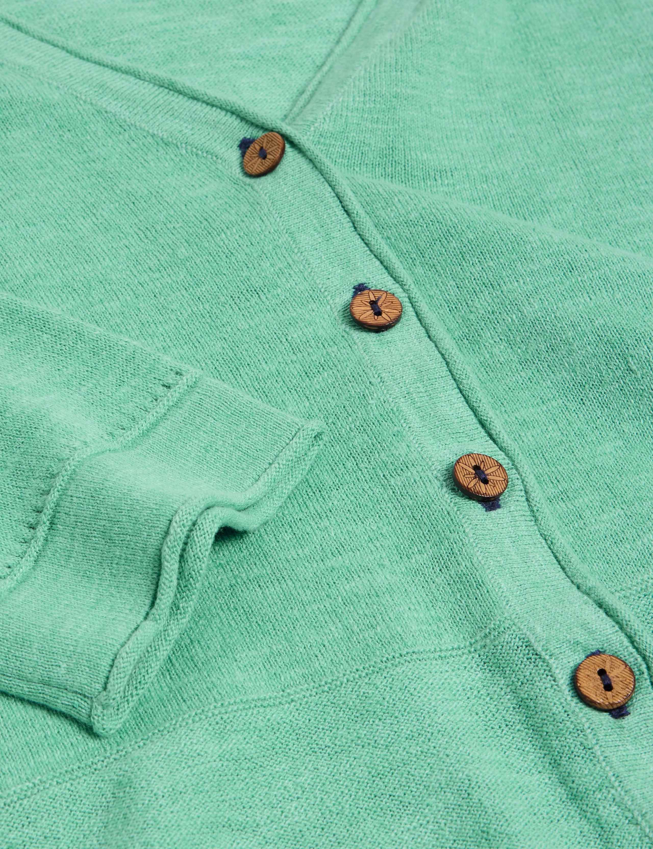 Pure Cotton V-Neck Button-Through Cardigan 5 of 5