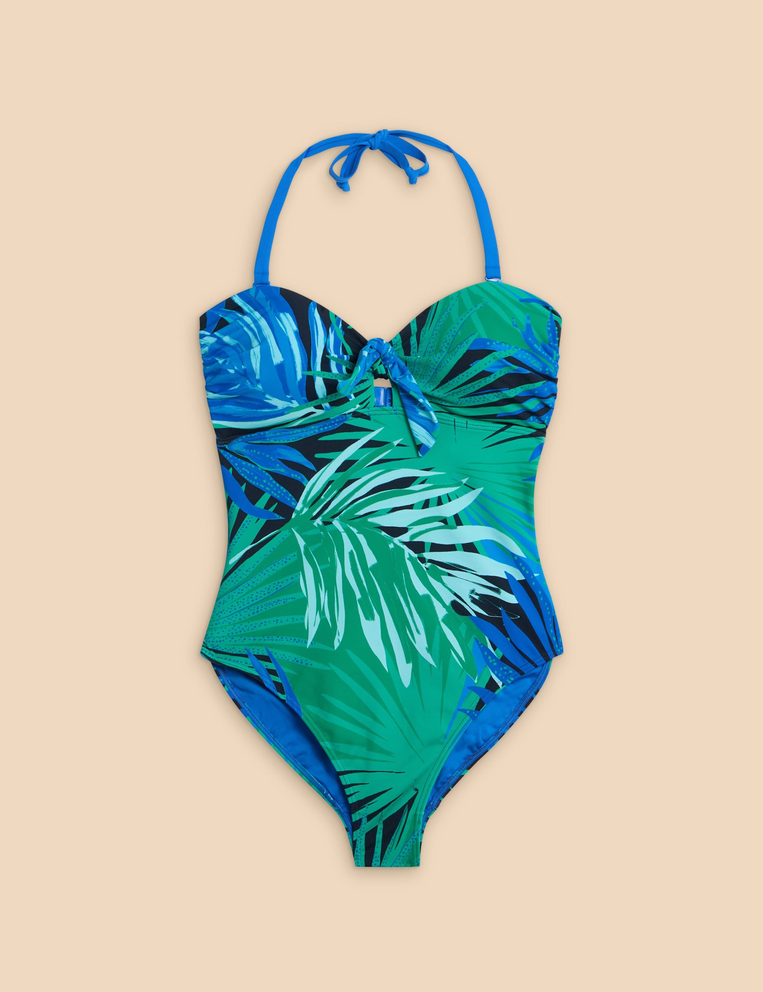 Printed Padded Bandeau Swimsuit 2 of 6