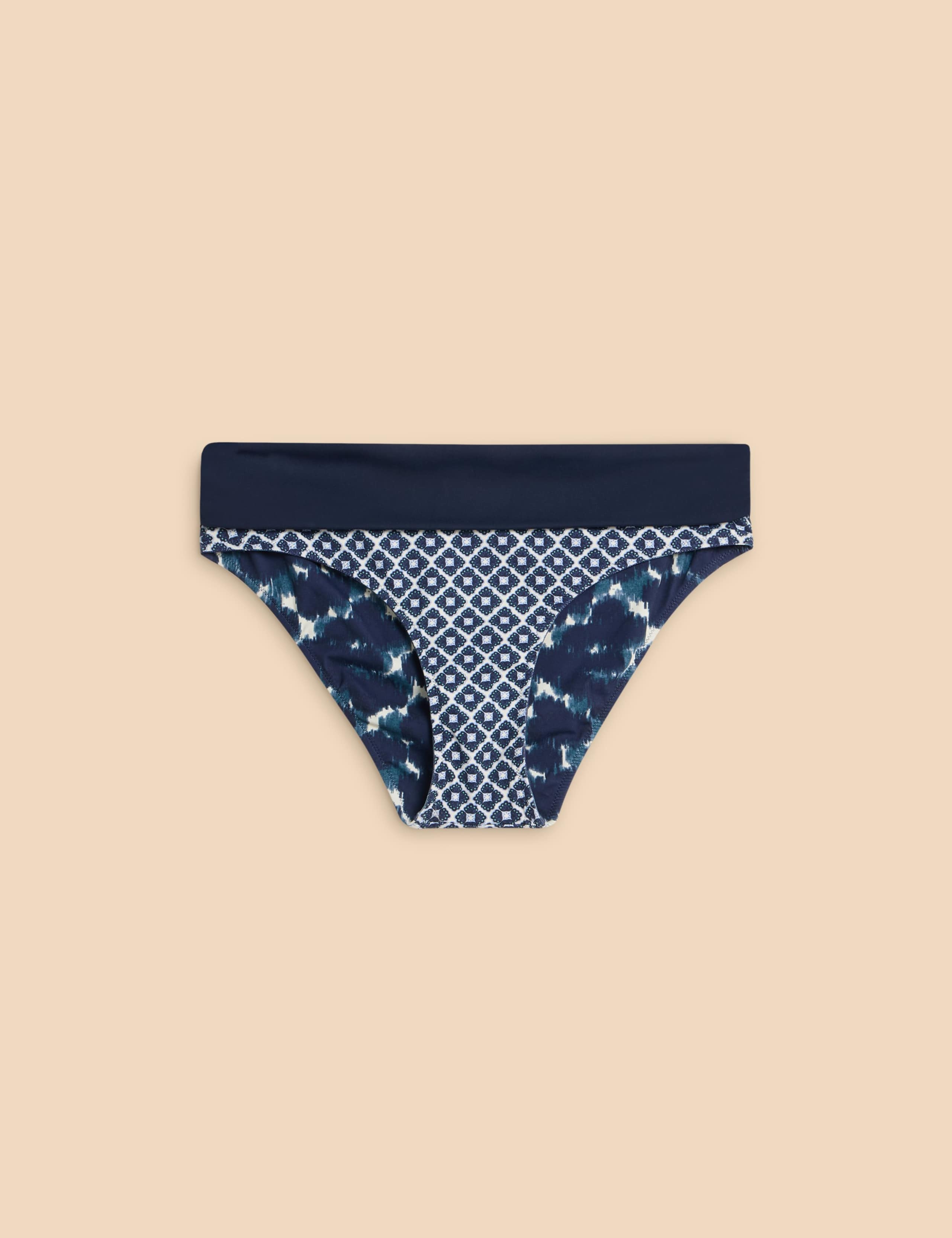 Geometric Roll Top Bikini Bottoms 2 of 6